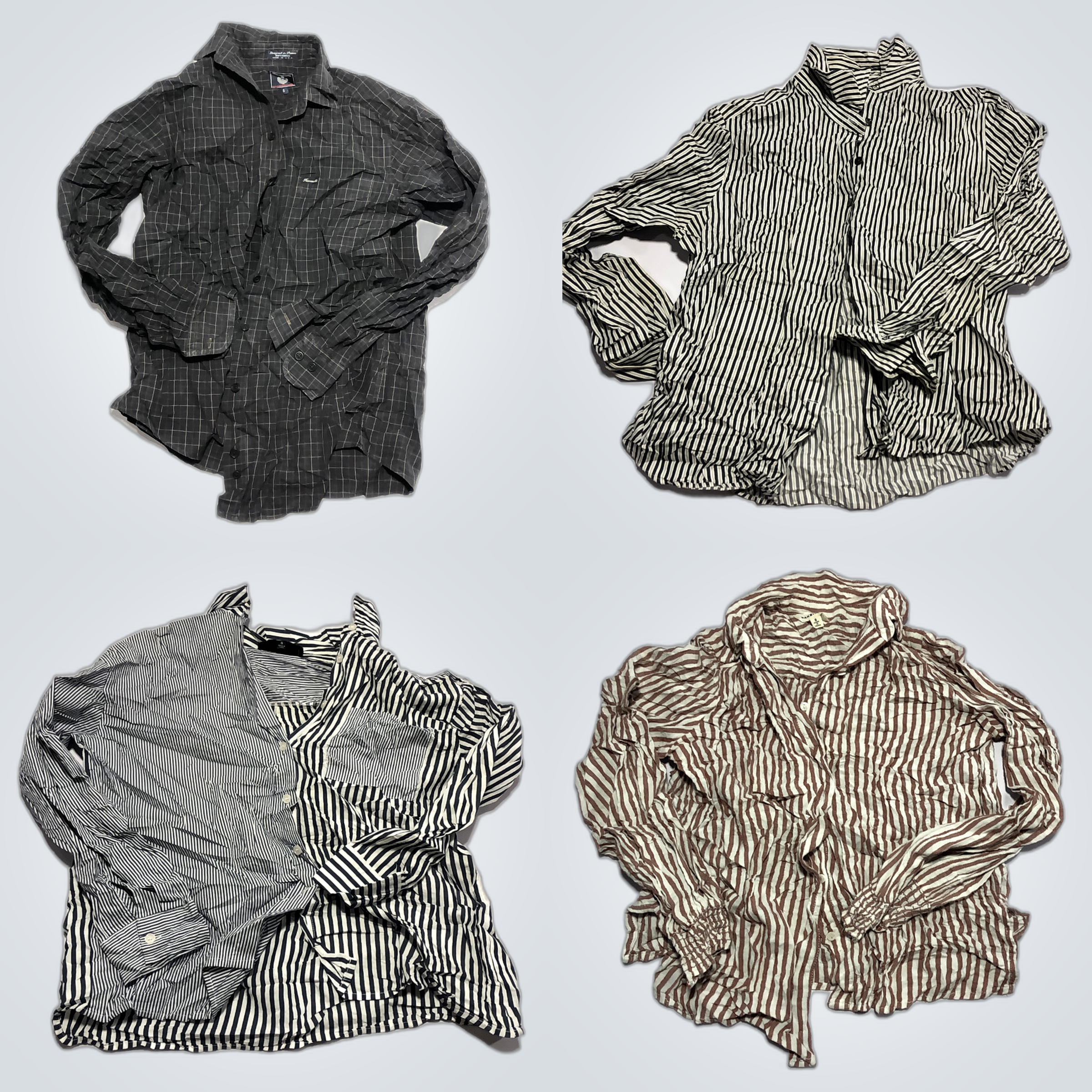 Façonnable & More Striped Shirts Bundle 10pcs