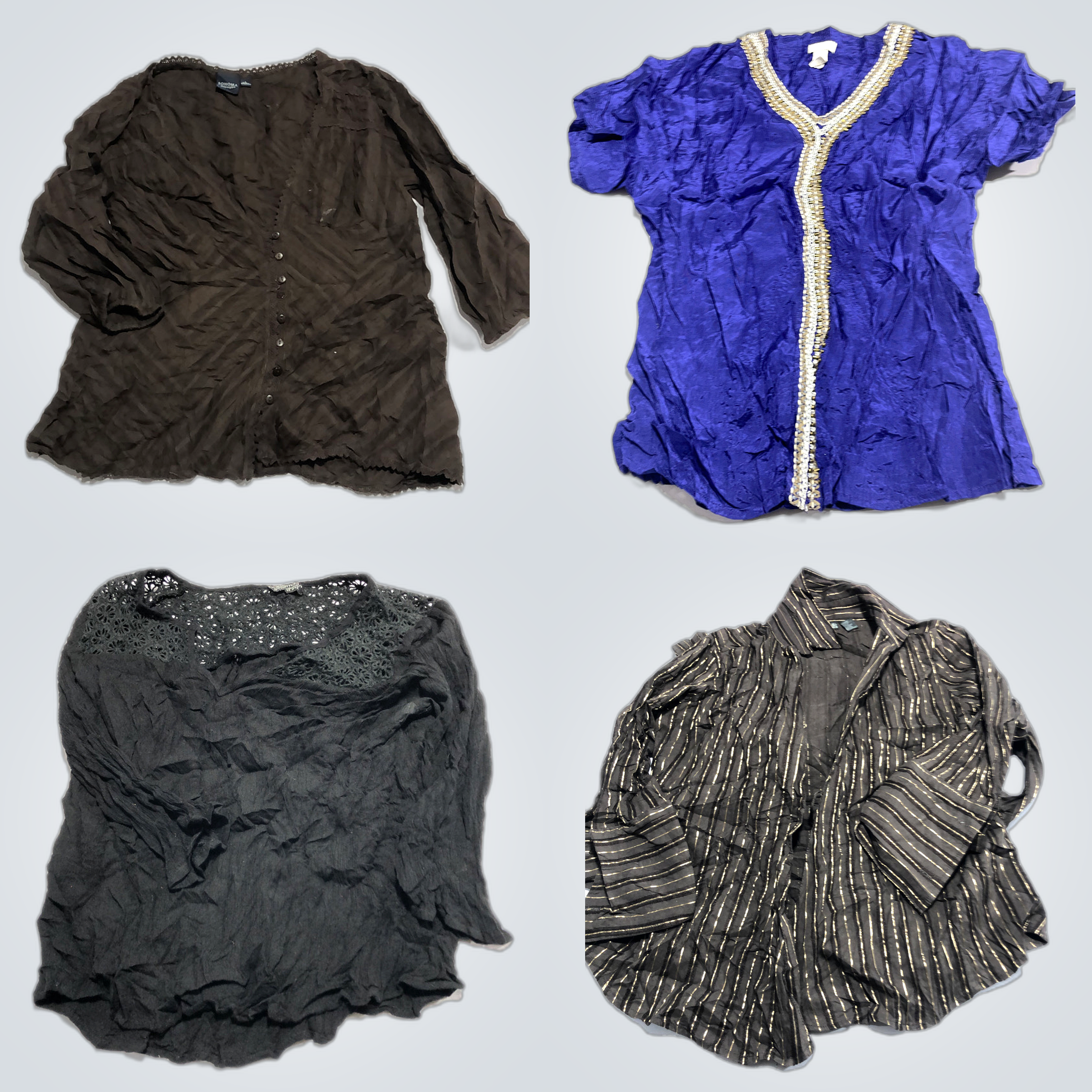 Sonoma Zara CHICCO Bundle 7 Pc Women's Tops Blouse..