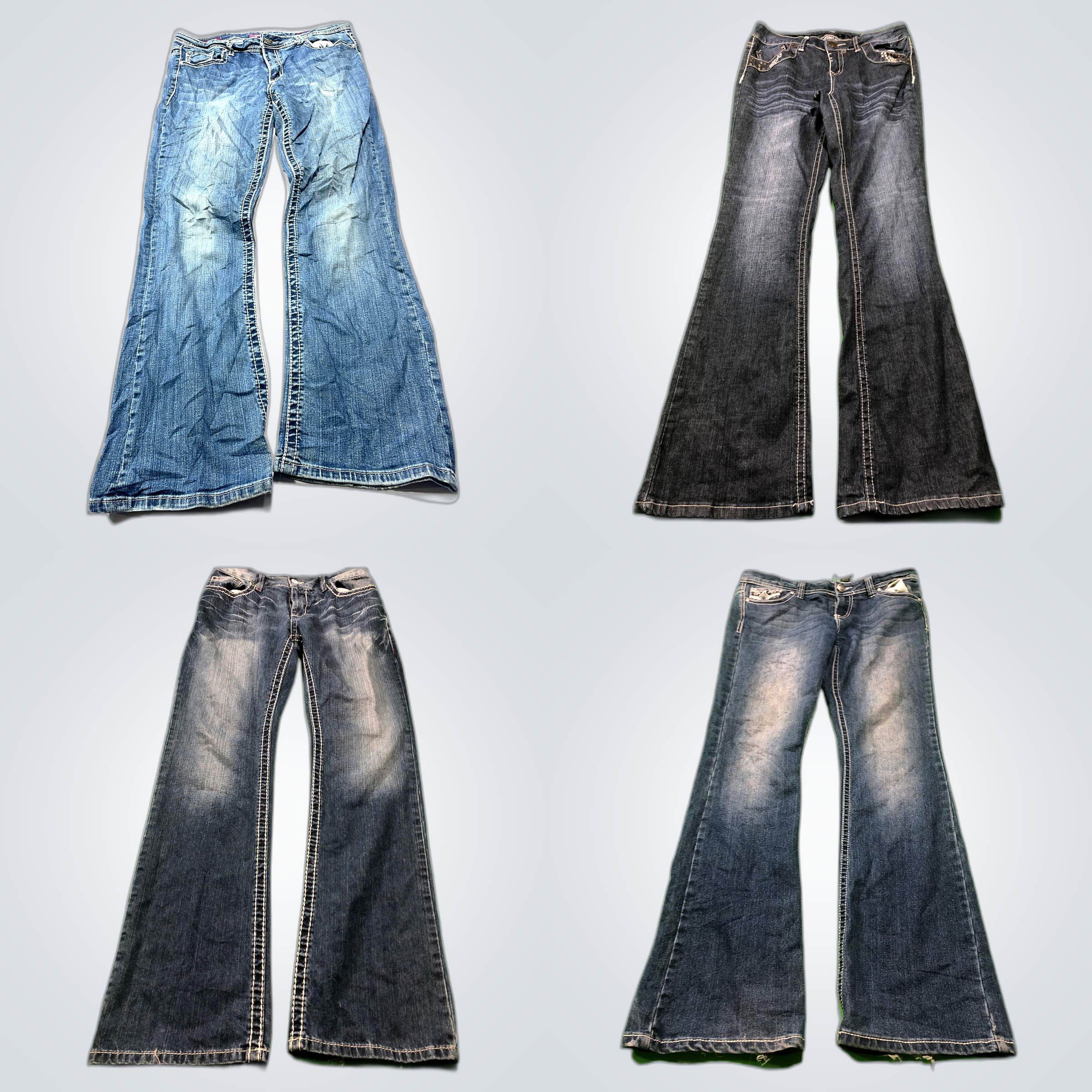 Y2K Fashion Bootcut Jeans