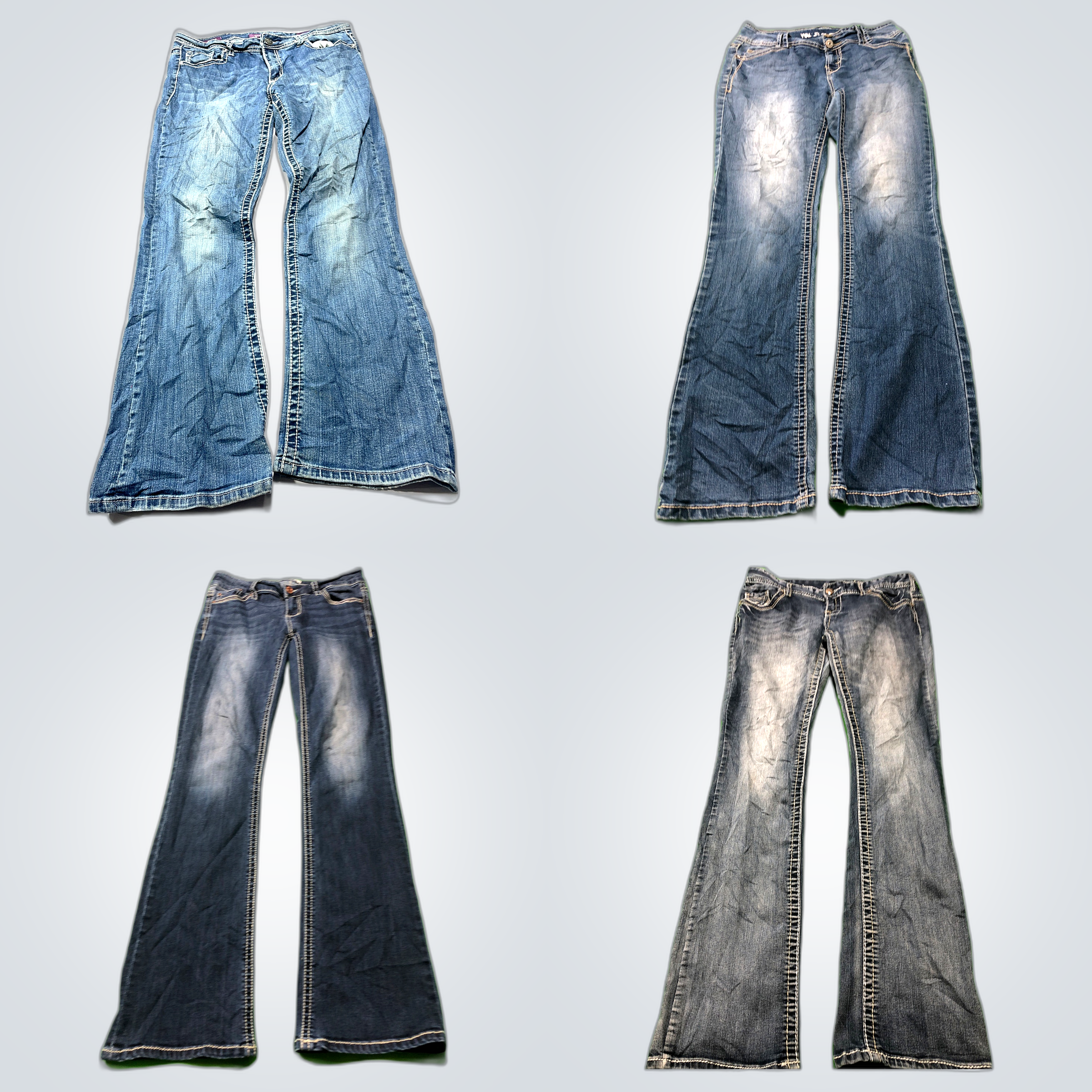 Y2K Fashion Bootcut Jeans