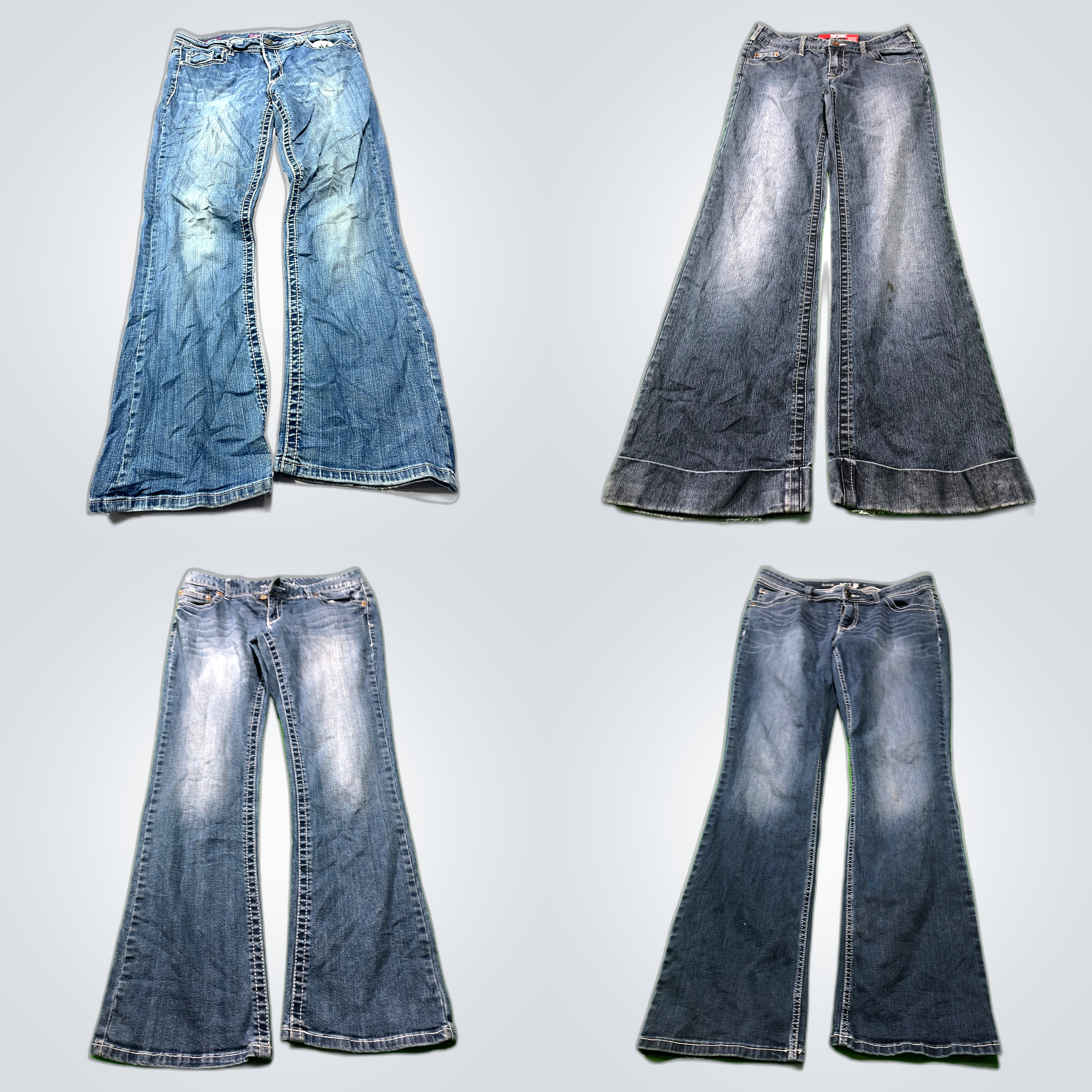 Y2K Fashion Flare Jeans