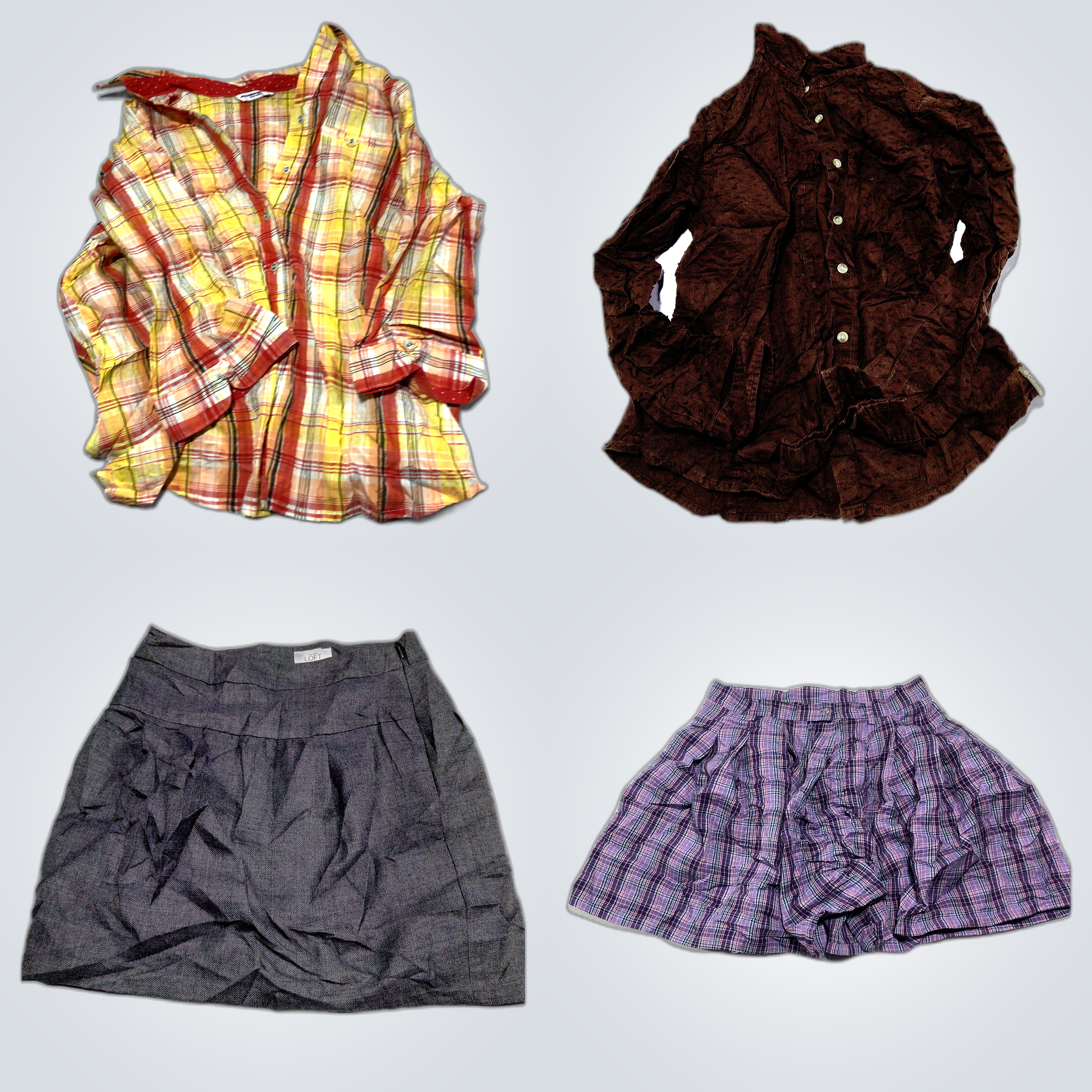 Sanft genutztes Rock- und Shirt-Bundle: Hot Topic,..