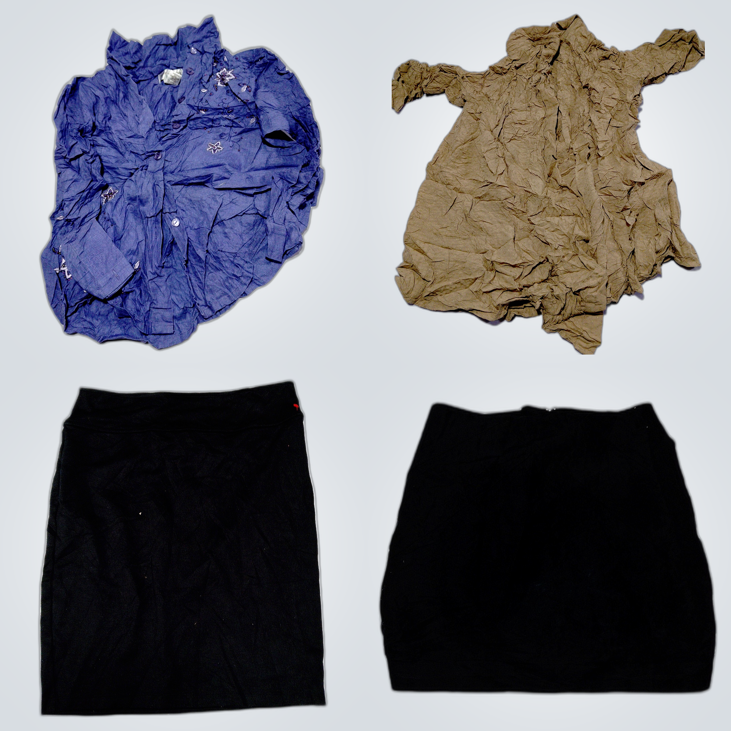 Lot de mode légèrement utilisé : 10 pièces de jupe..