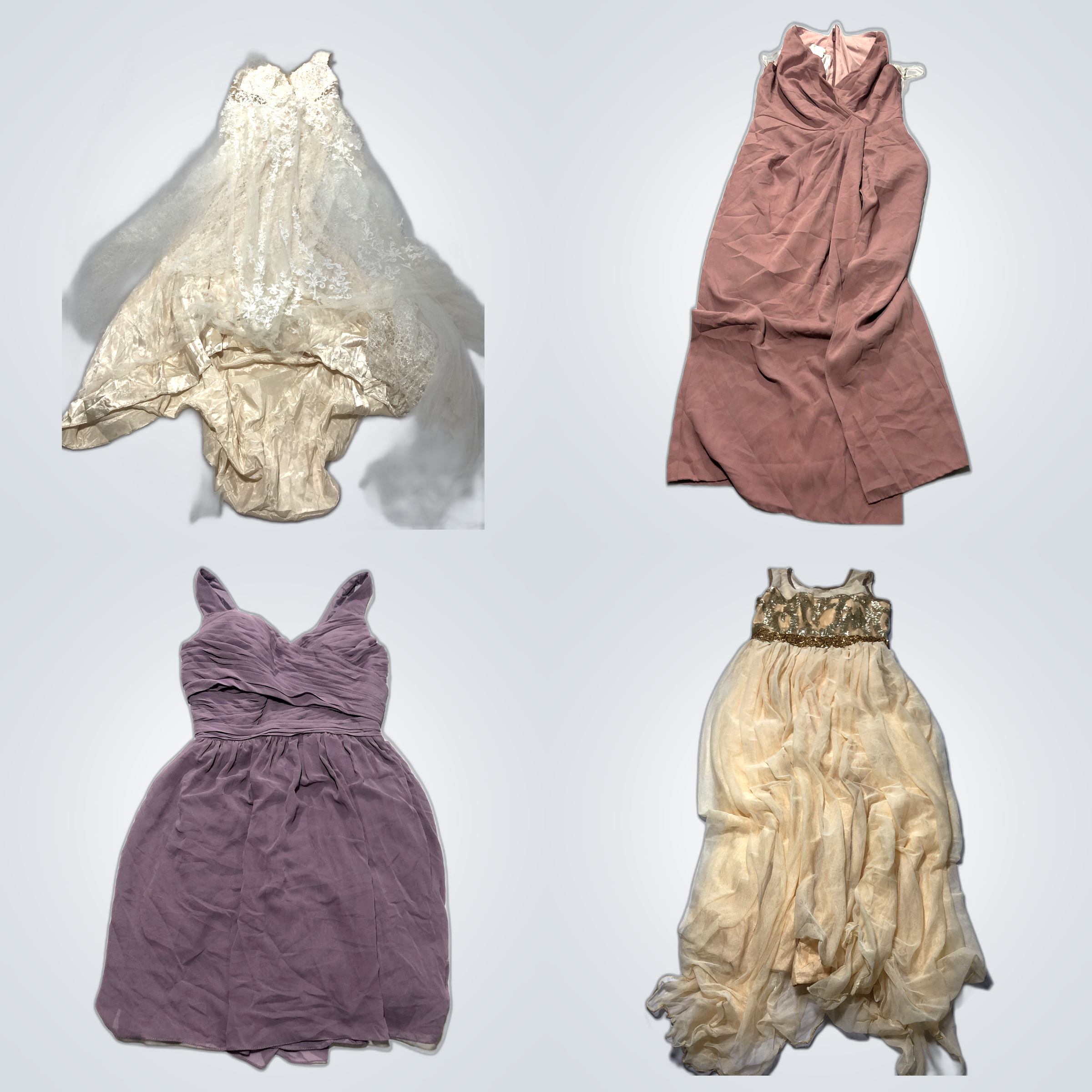 「ブライダル＆パーティードレスバンドル - ガリーナ、エクスプレス、ナリアンナなど」