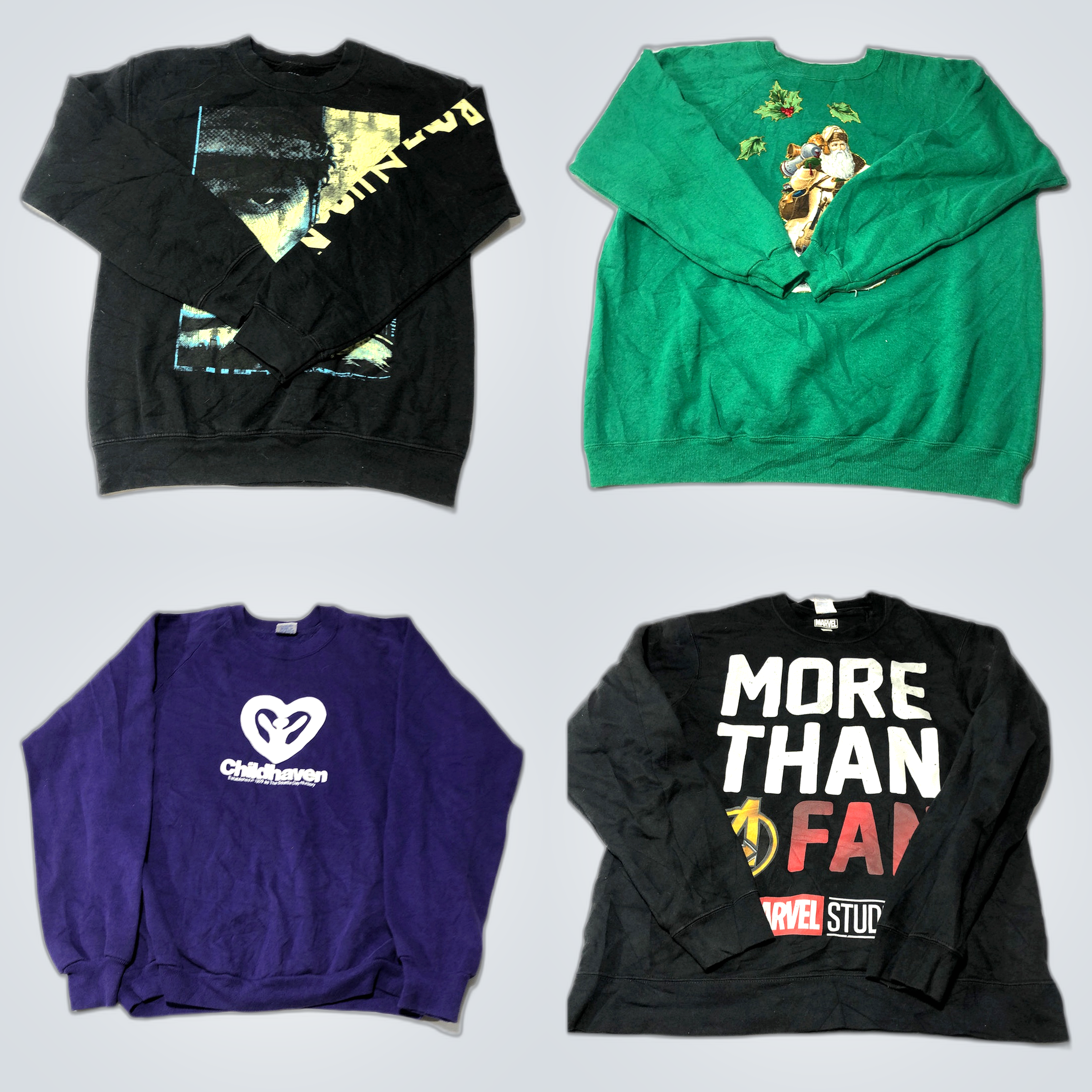 ロッキングバンドル：グリンチ、デフ・レパード、ニルヴァーナなどのバンドTシャツ＆スウェットシャツ