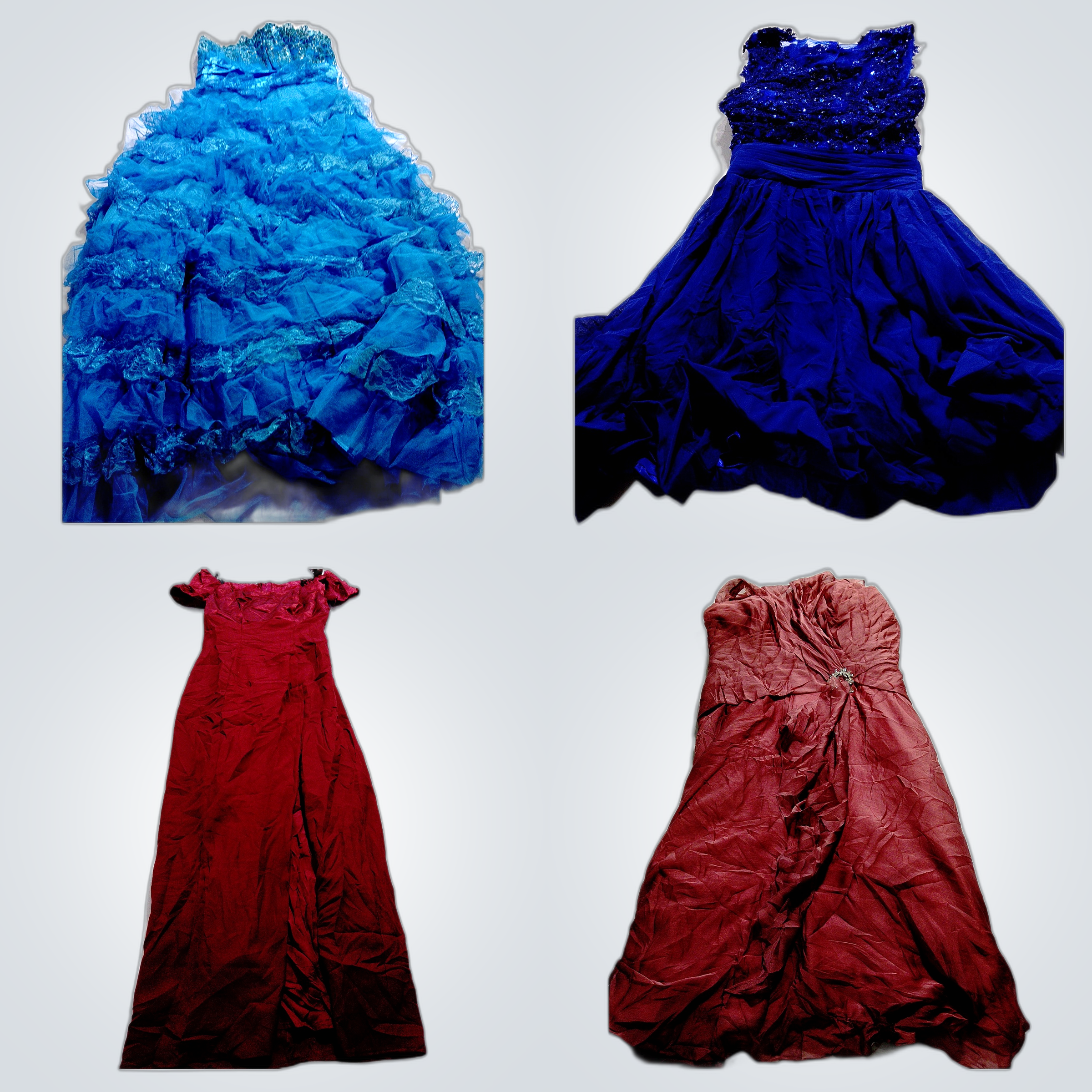 Designer Party Dress Bundle Betsy Adam Nade Masque..