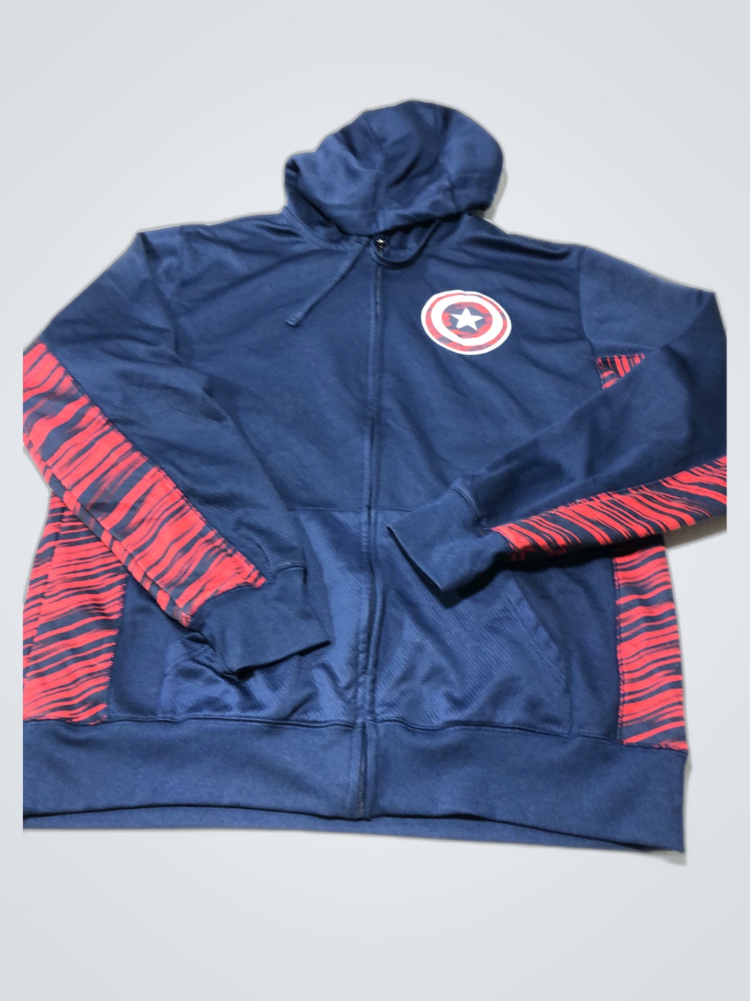 Moletom com estampa de zebra do Capitão América