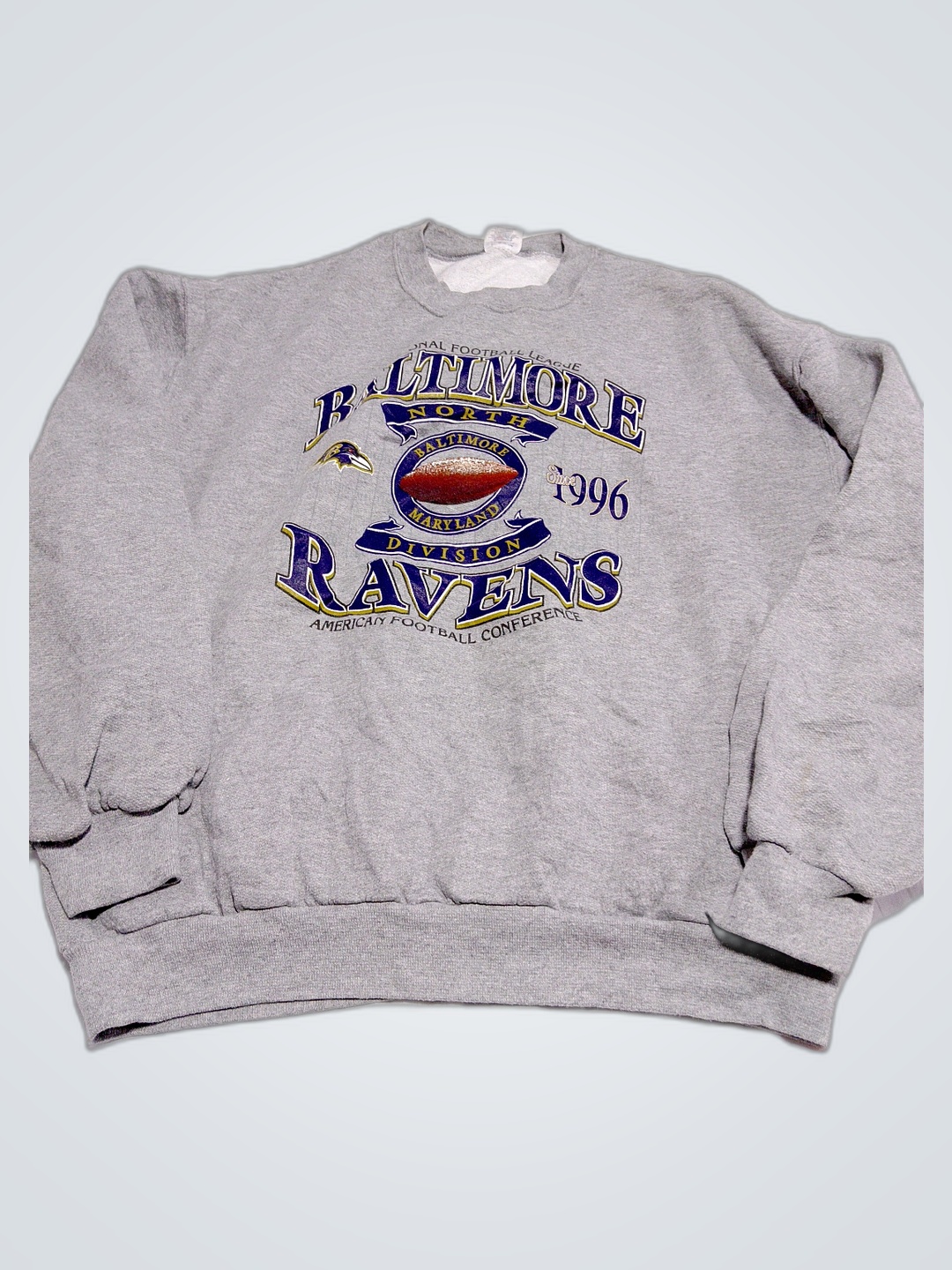 Jerzees Baltimore Ravens 1996 Crewneck Sweatshirt