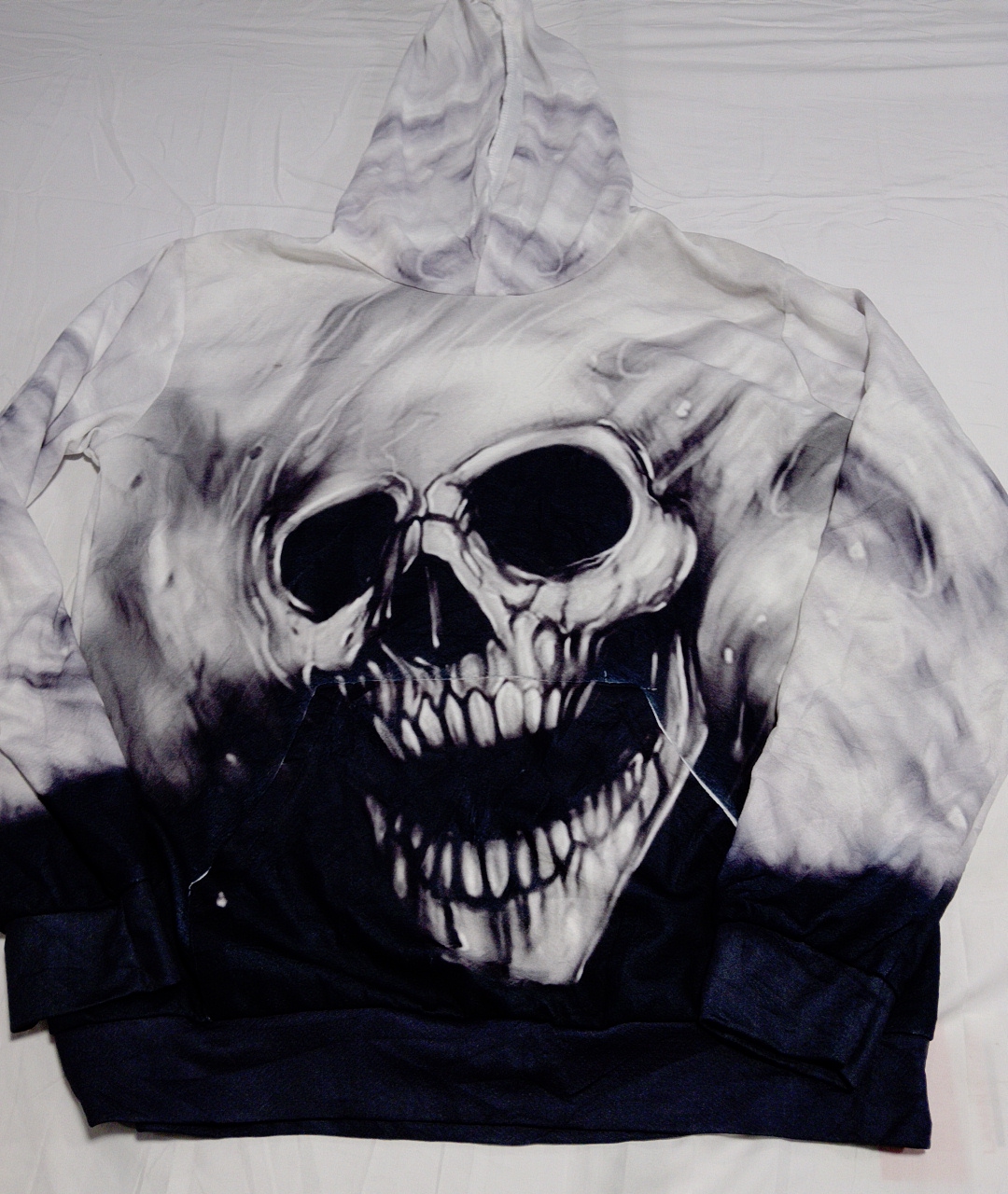 Hoodie with Skull Design