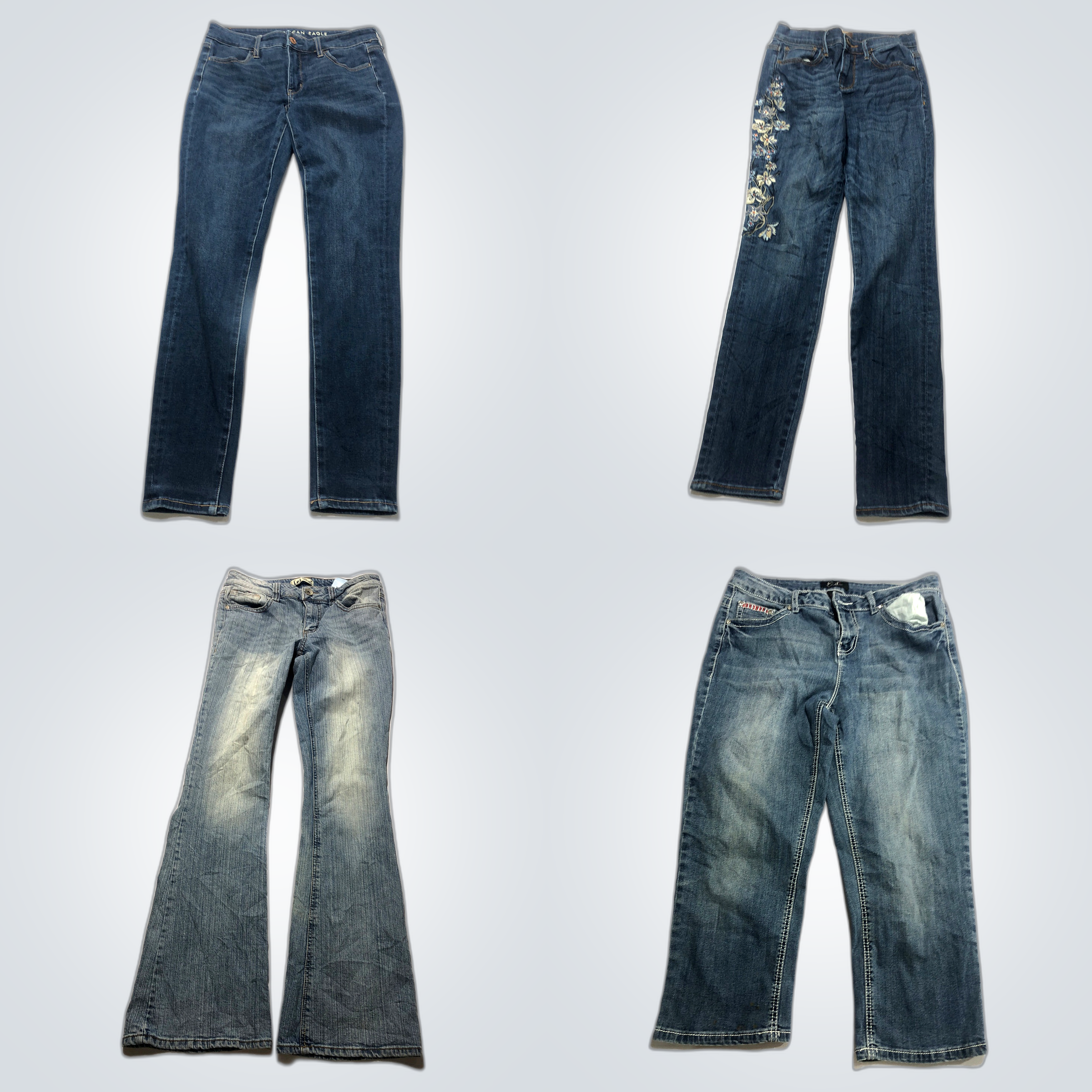 Designer Denim Bundle: 7 For All Mankind, NINE WES..