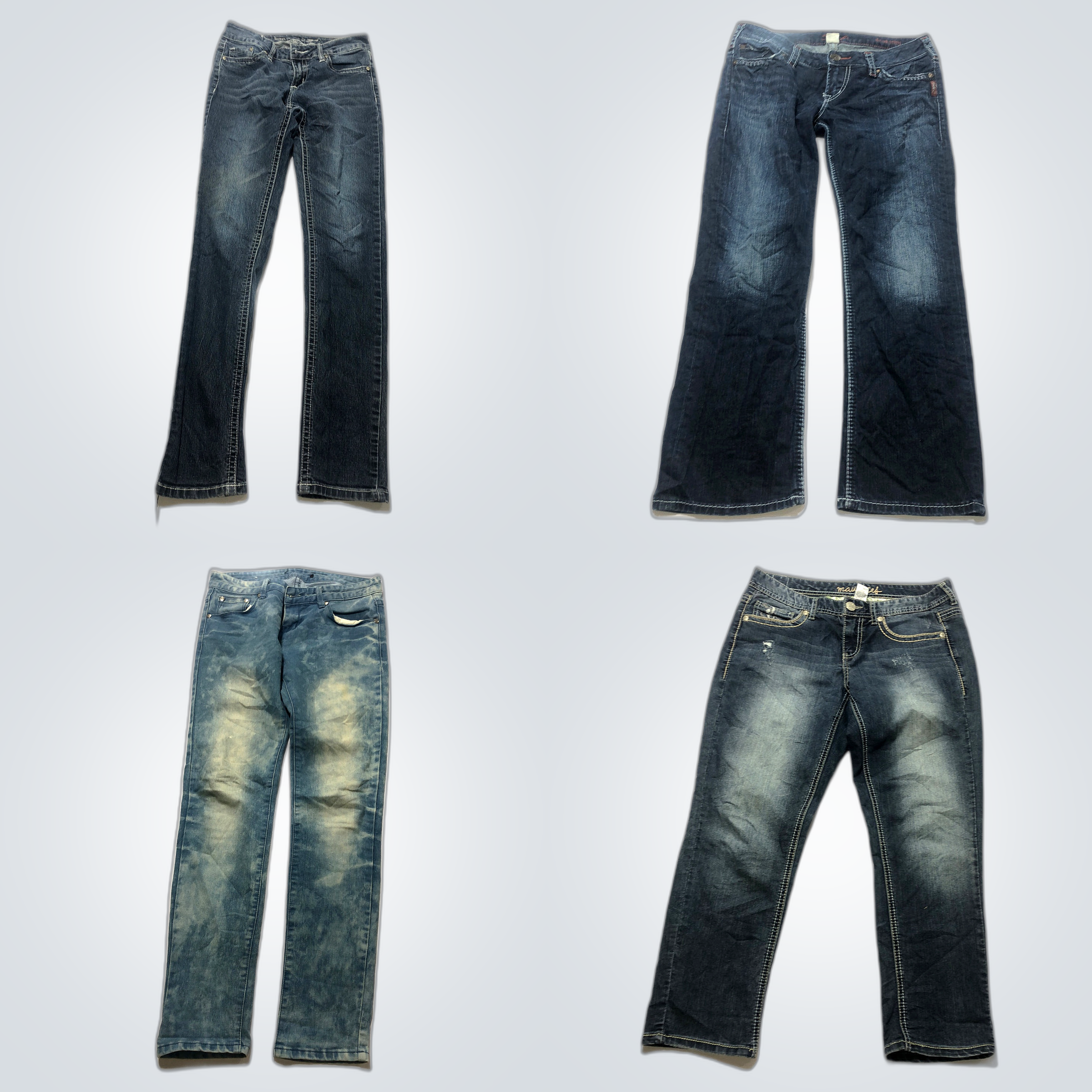 Gently Used Denim Bundle: Maurices, Wallflower, Ro..