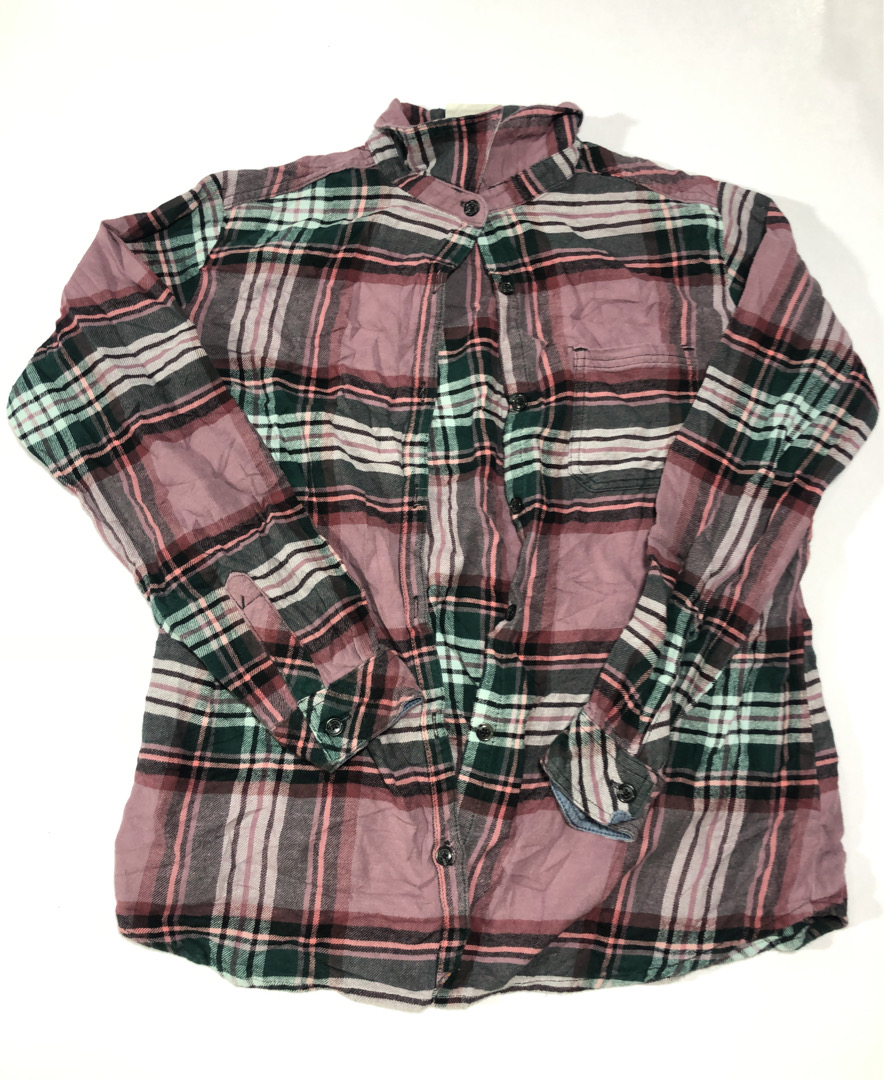 Camisa de Flanela Xadrez Feminina