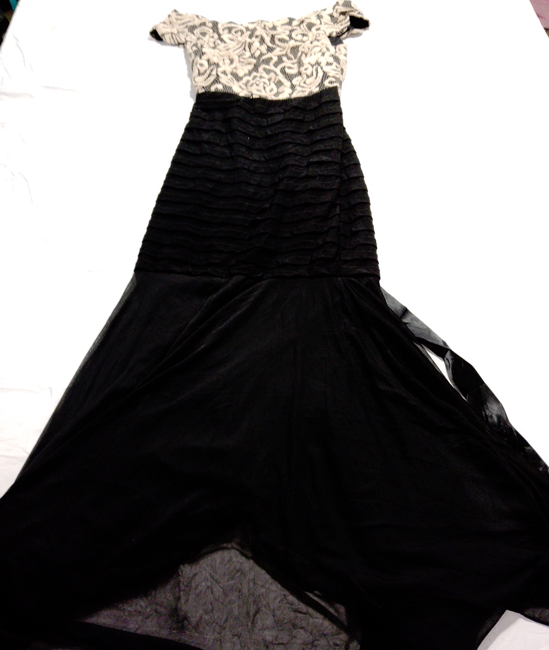 Betsy Adam Vestido de Noite Preto