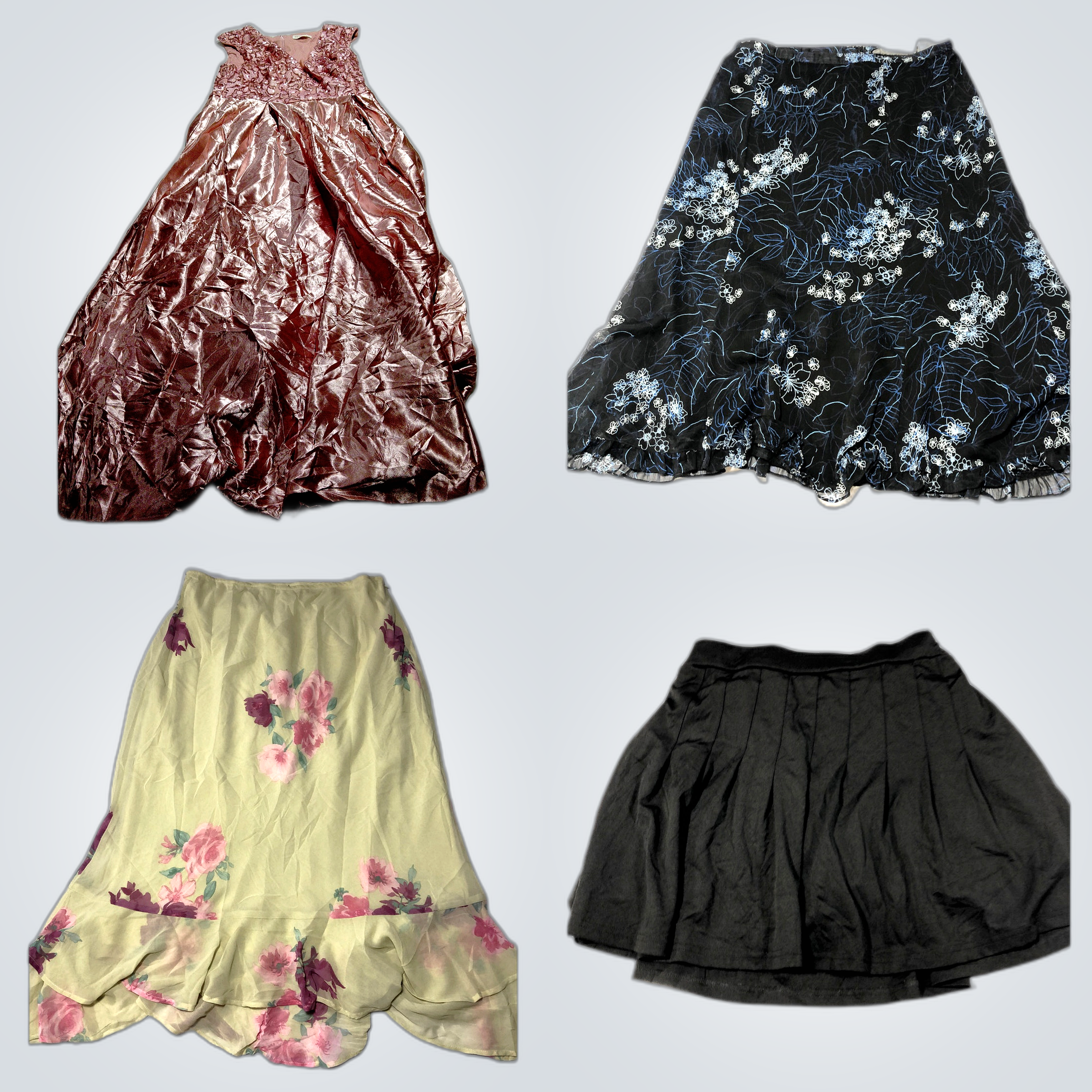 XUIBOL Vestito da festa & 6 Bundle di gonne: Tè ve..