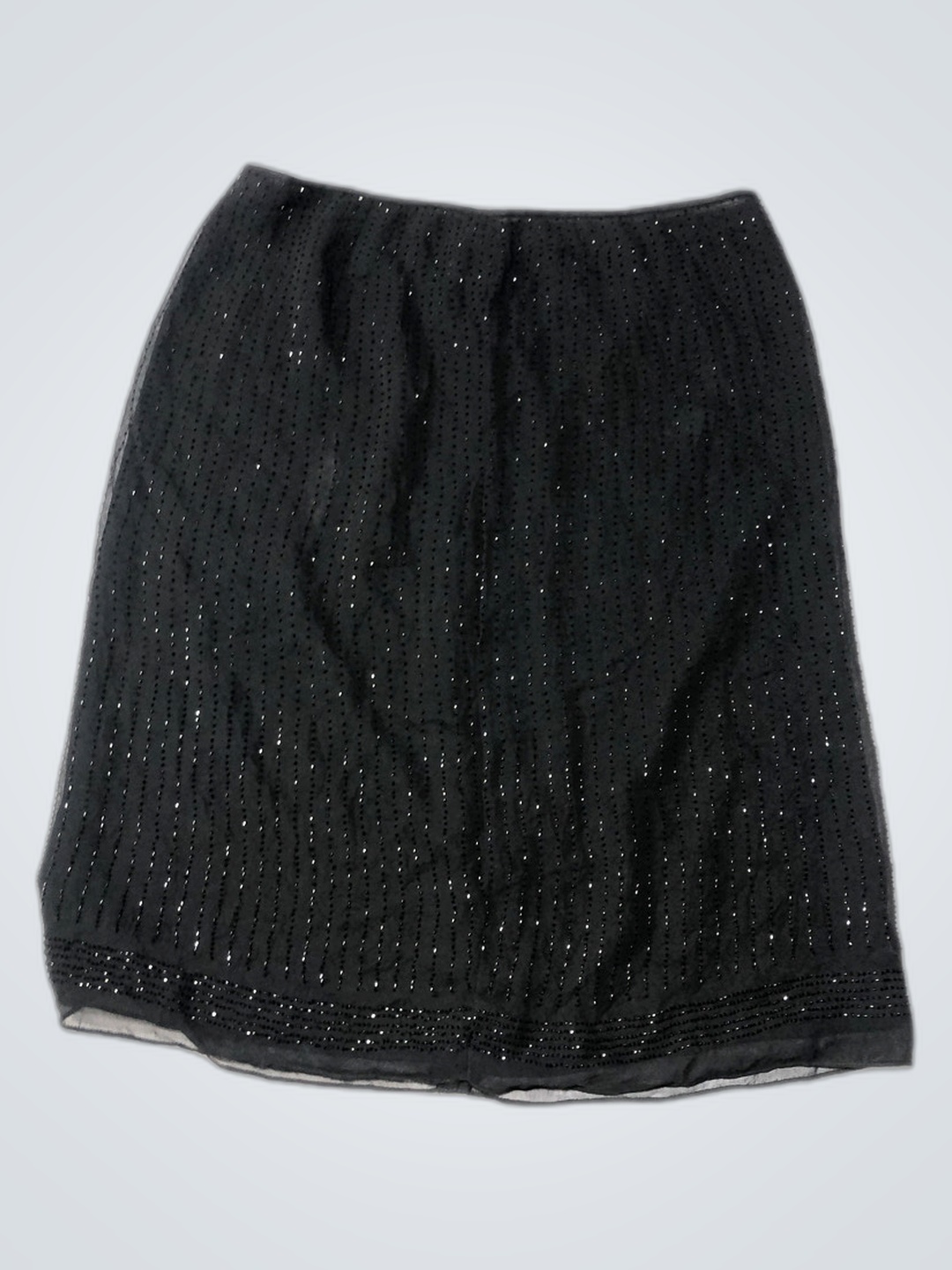 Jupe noire pailletée