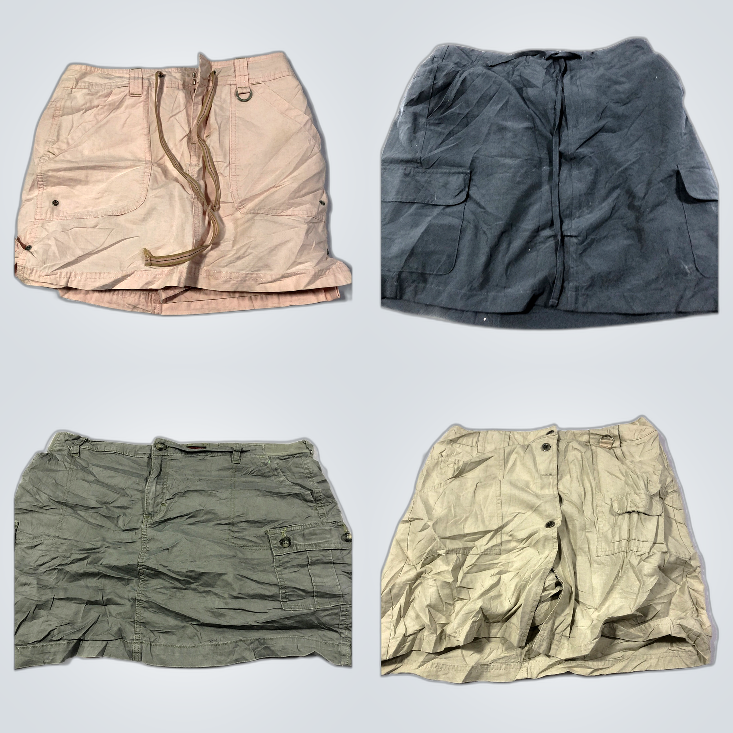 Khaki & Cargo Skirt Bundle Lee, White Stag, Gloria..
