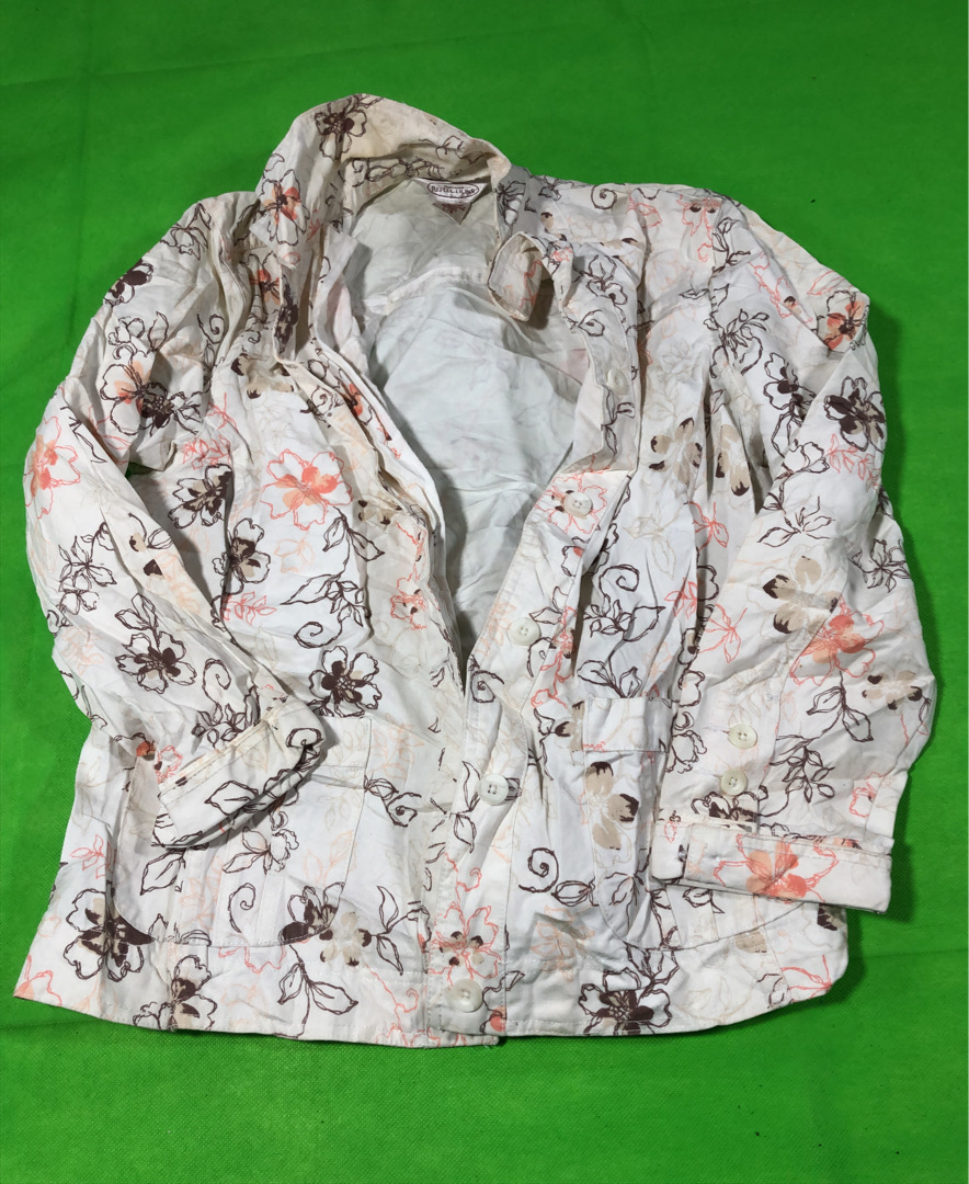 Floral Baumwolljacke