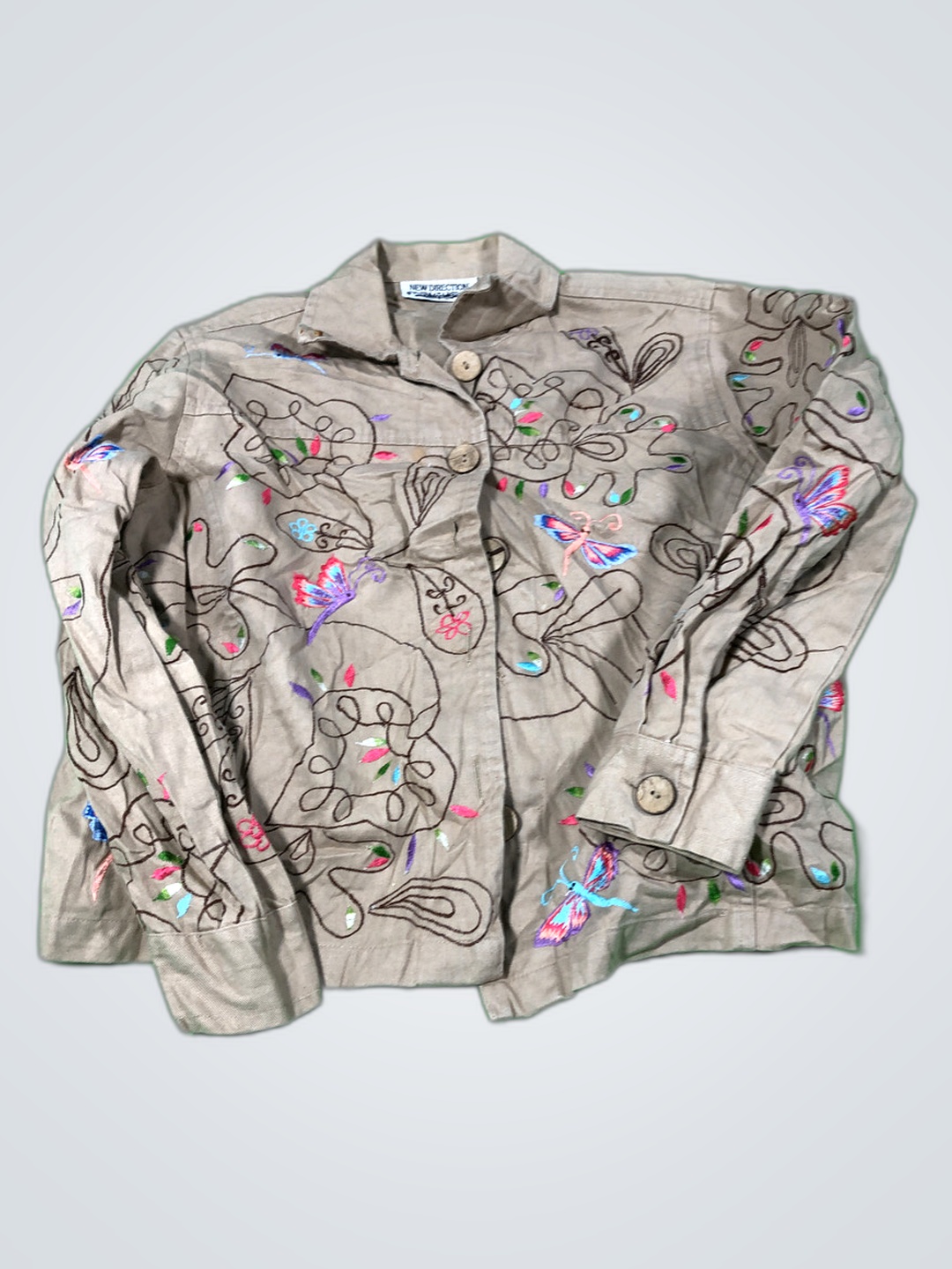 New Direction Langarmbluse mit Blumenmuster