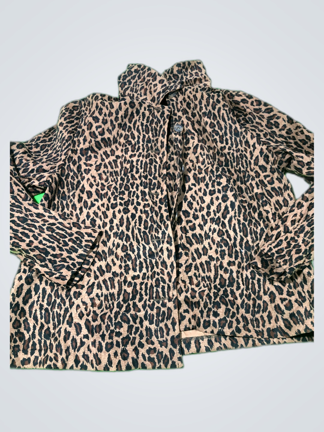 Leopardenmuster-Jacke