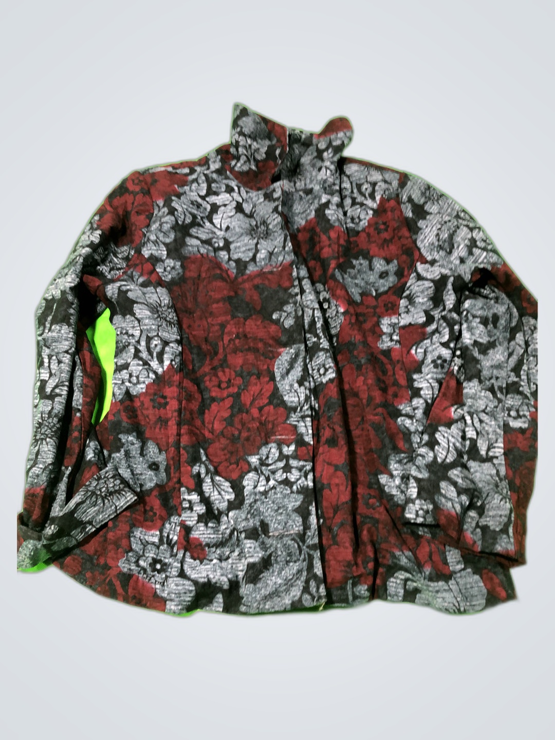 Notations Bedruckte Blumenjacke