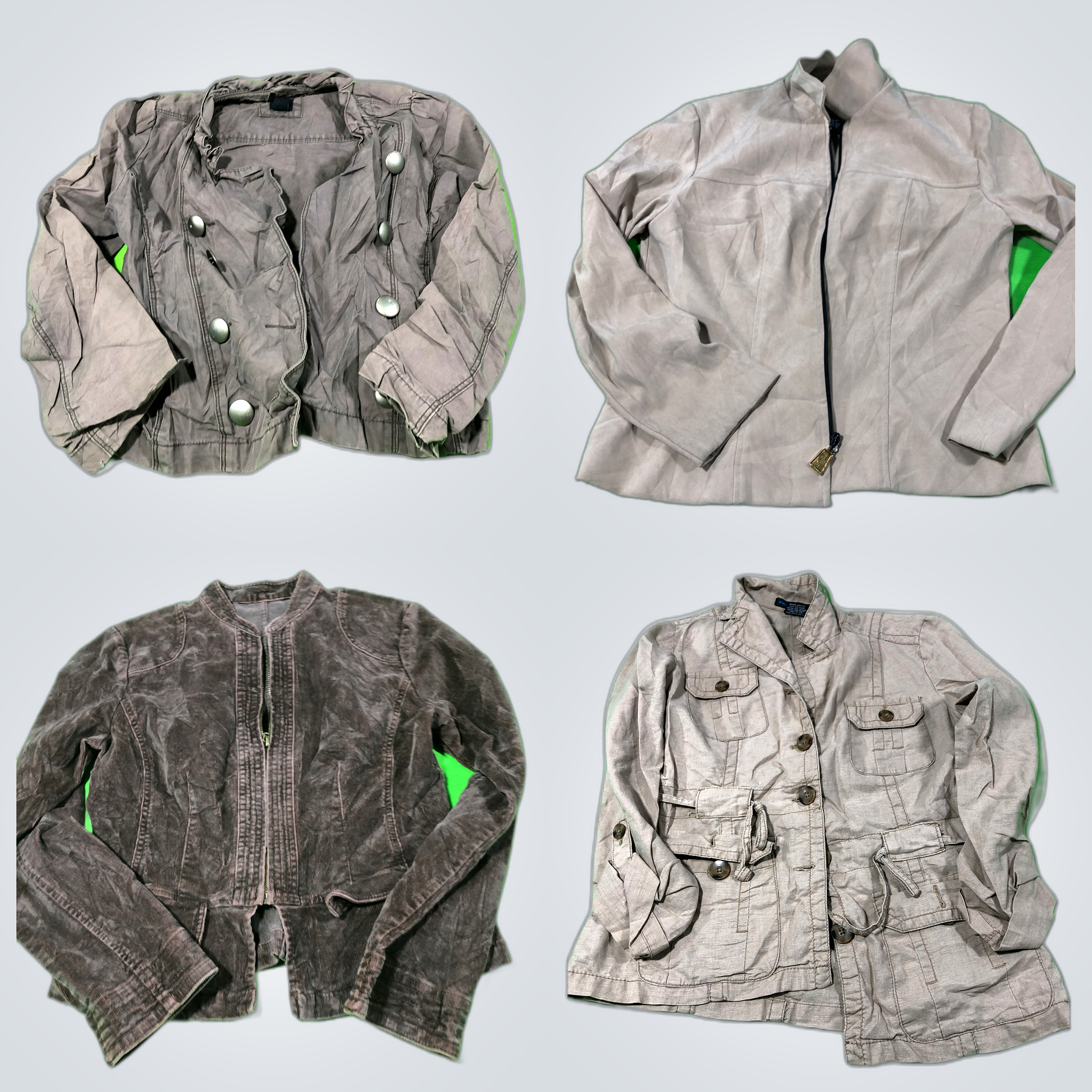 Mudd, Chico's & Mehr Militär-, Arbeitsjacken-Bundl..