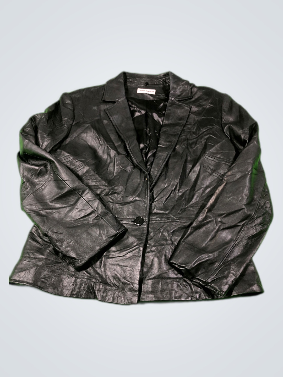 Paolo Santini Black Leather Jacket