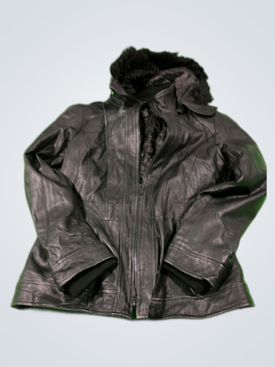 Danier Black Leather Jacket