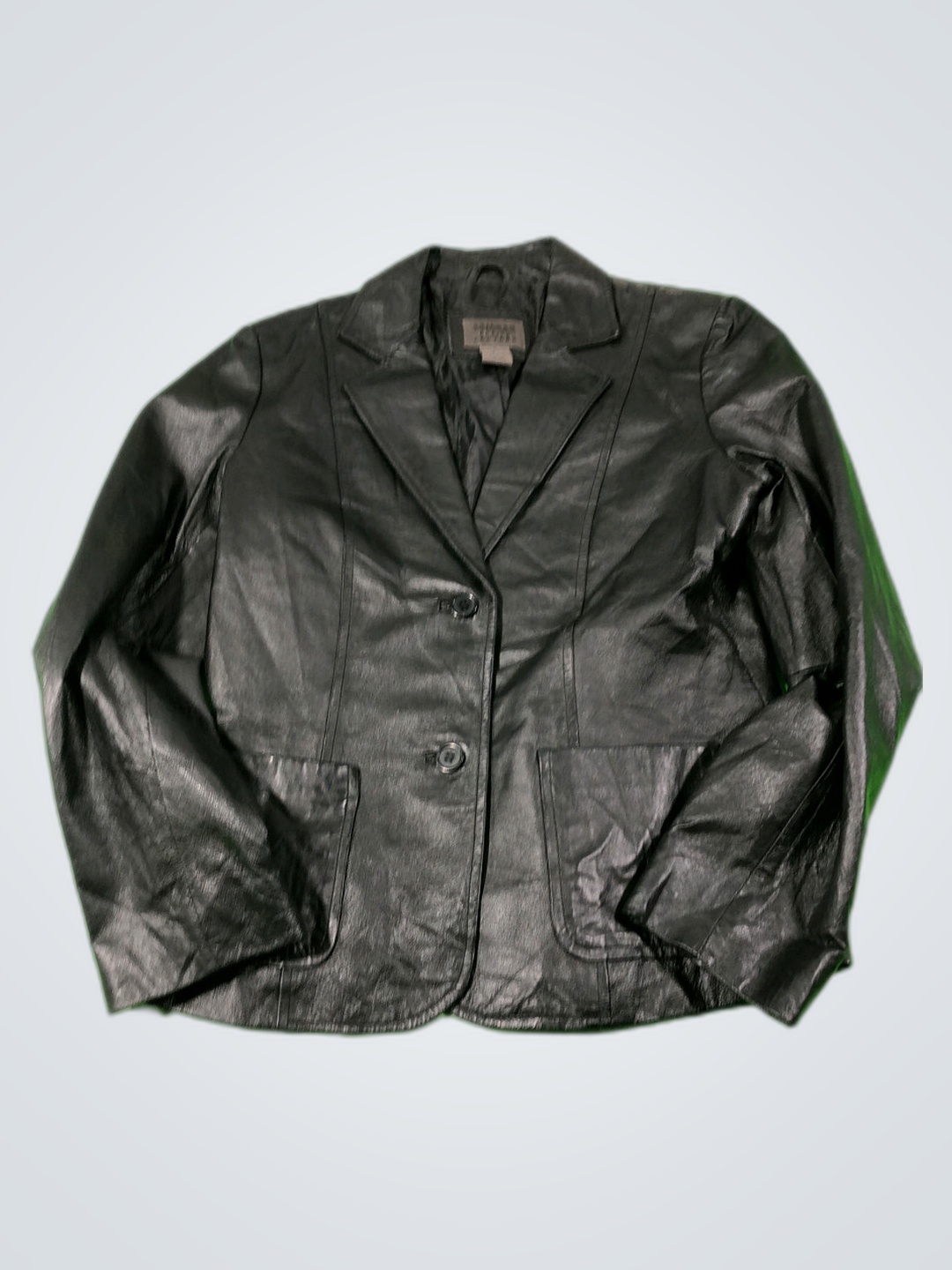 Black Leather Blazer