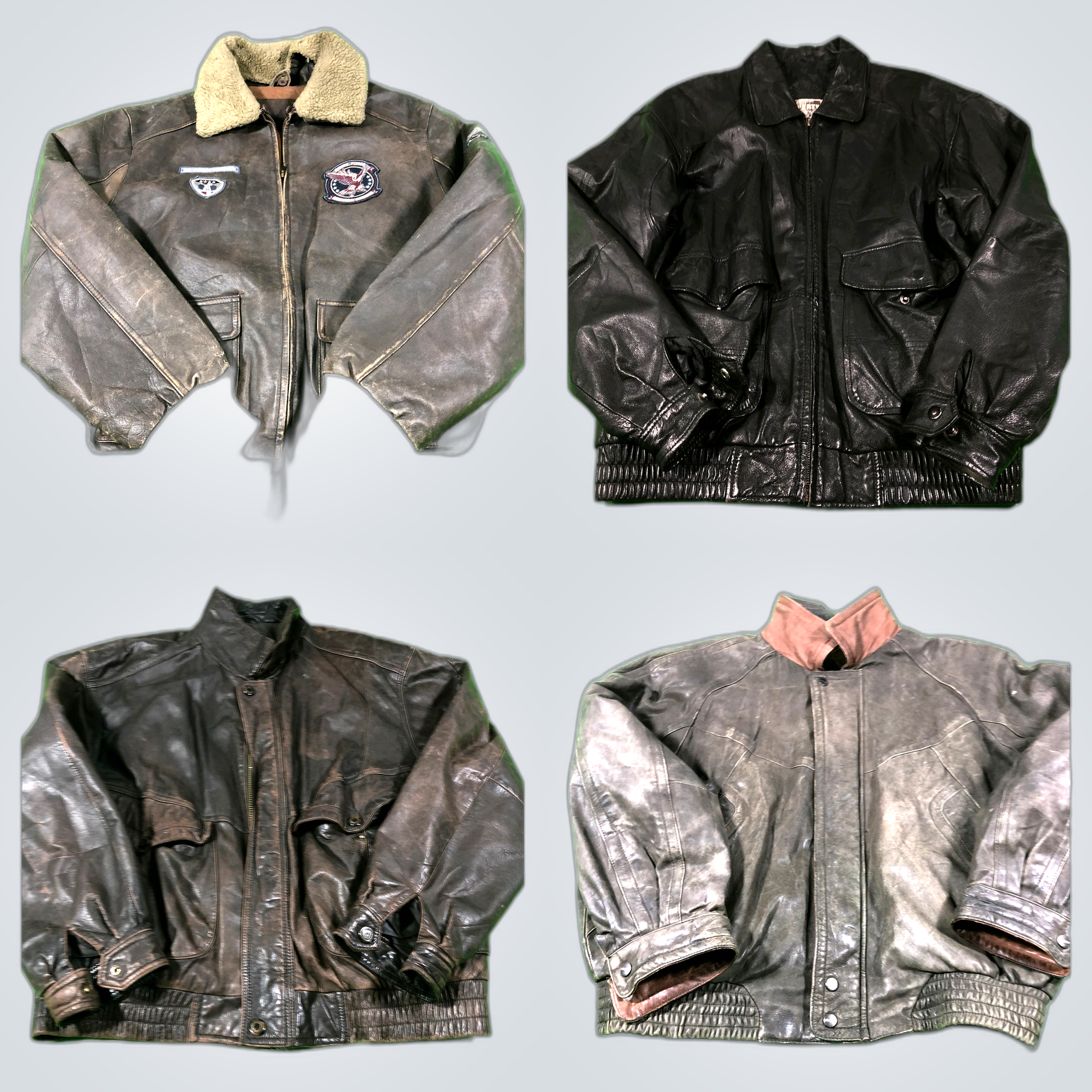 Leather Jacket Bundle - Tiptop, Wilsons, Members O..
