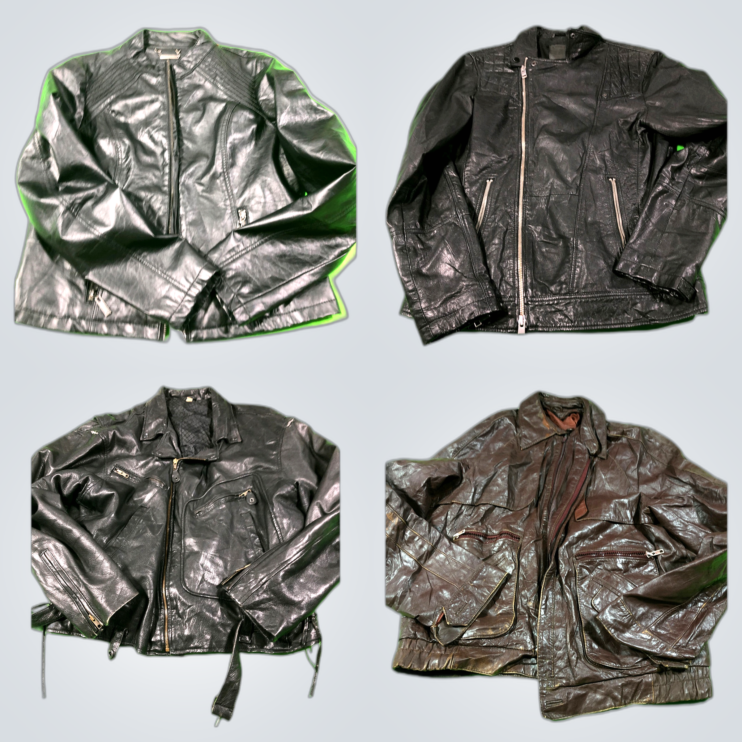 Denim & Leather Jackets Bundle - H&M, American Eag..