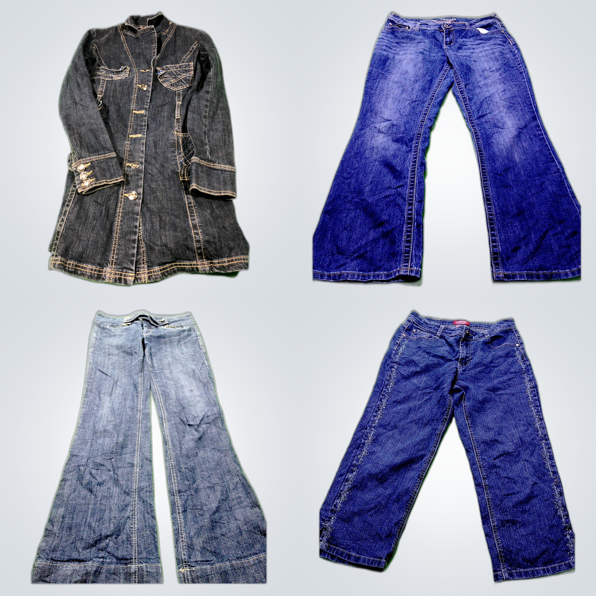 7 Brand Name Jeans Bundle: Silver Jeans, Hollister..