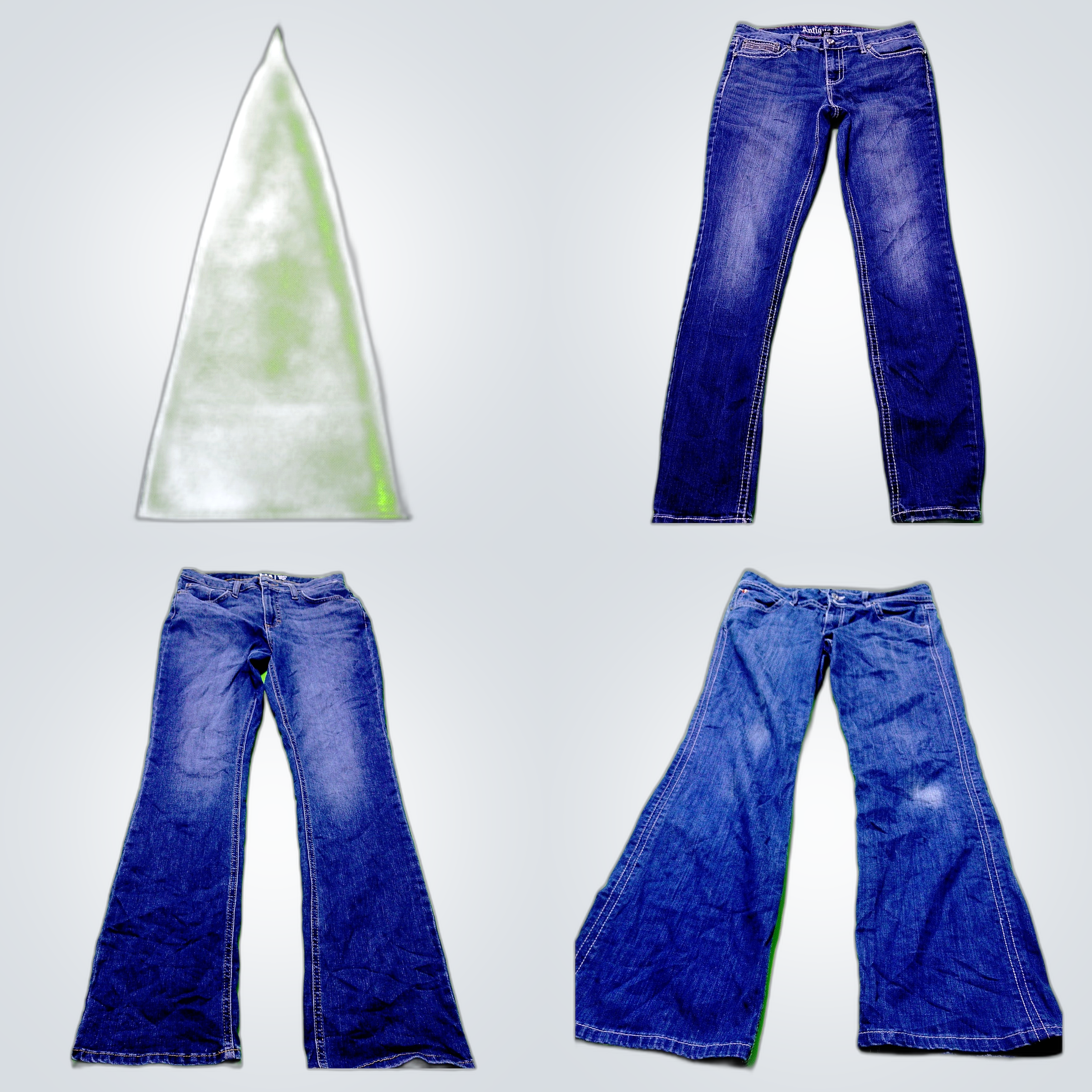 Lee, Hudson & Silver Jean Bootcut Jeans Bundle wit..