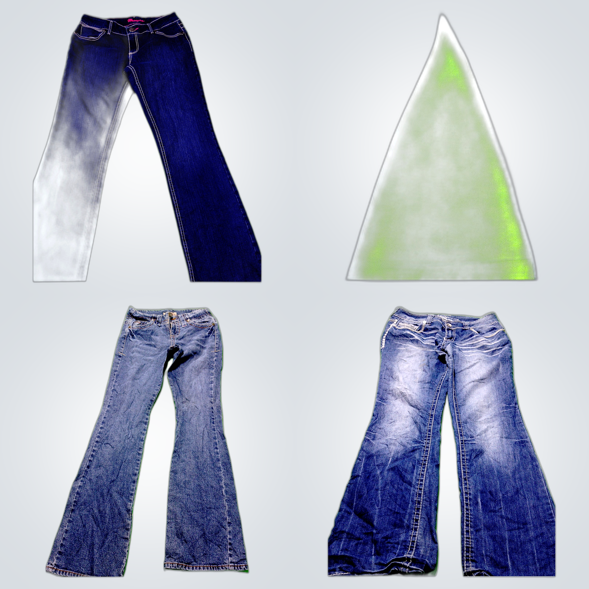 Jeans Bundle: Mall Flower, Phat Farm, Wrangler, Va..