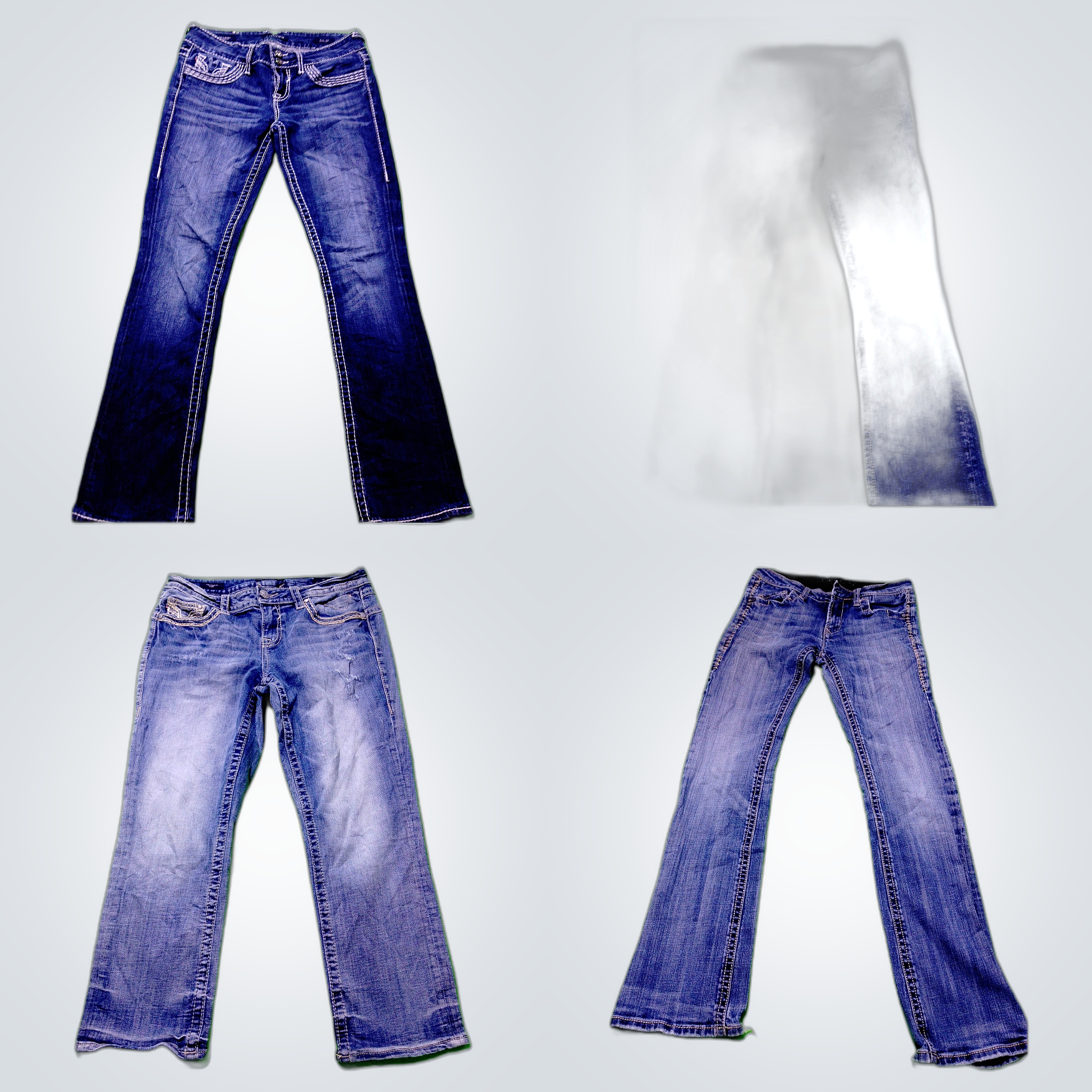 Vigoss Bootcut Jeans Bundle - 10 Piece Vigoss Deni..