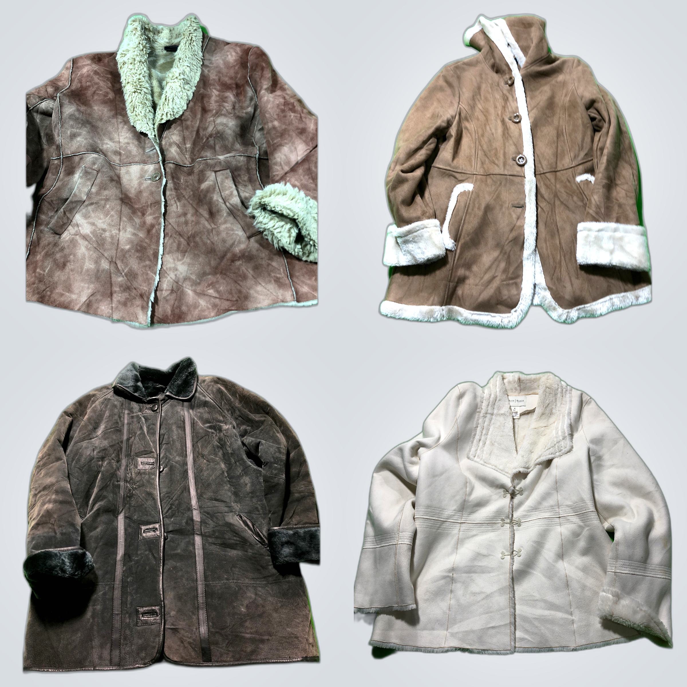 Luxuriöses Pelzmantel-Bundle: Hawke & Co, Ann Tayl..