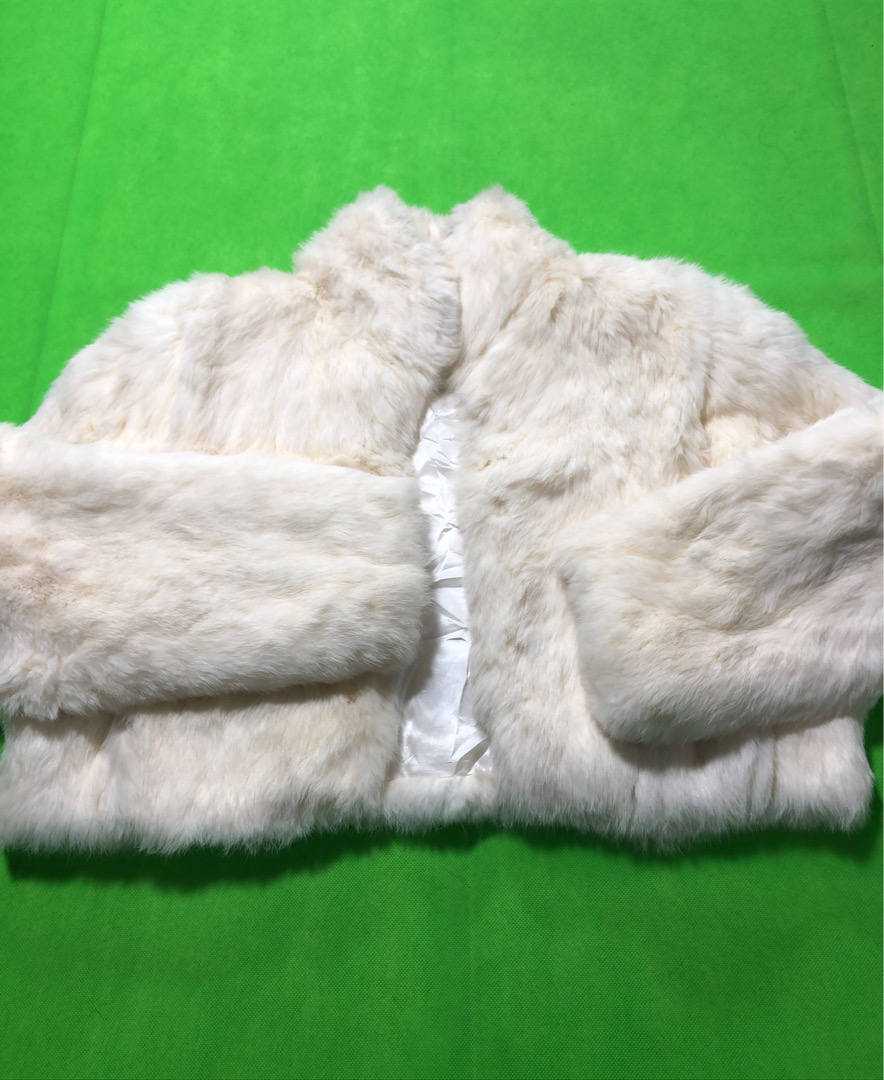 Bermans White Fur Coat