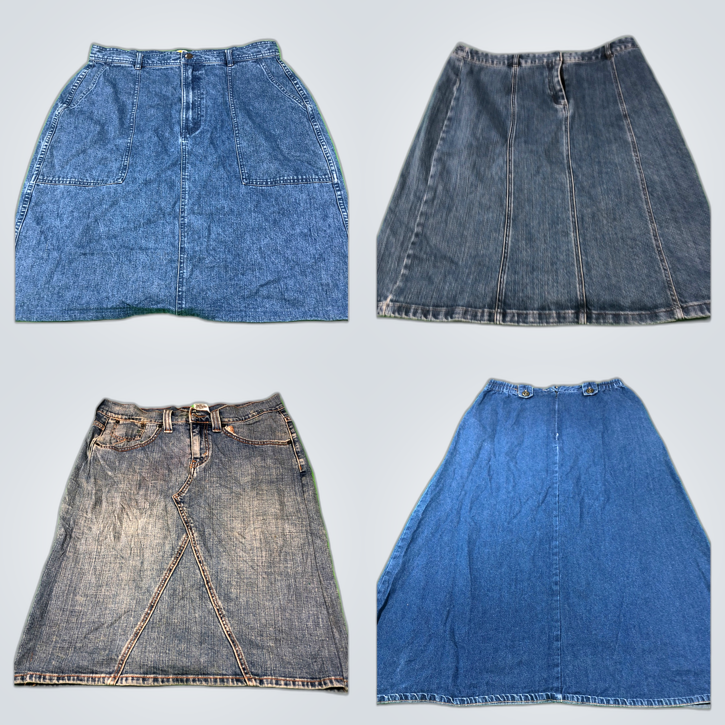 Denim Skirt Bundle: Lei, Levi's, George & More Min..