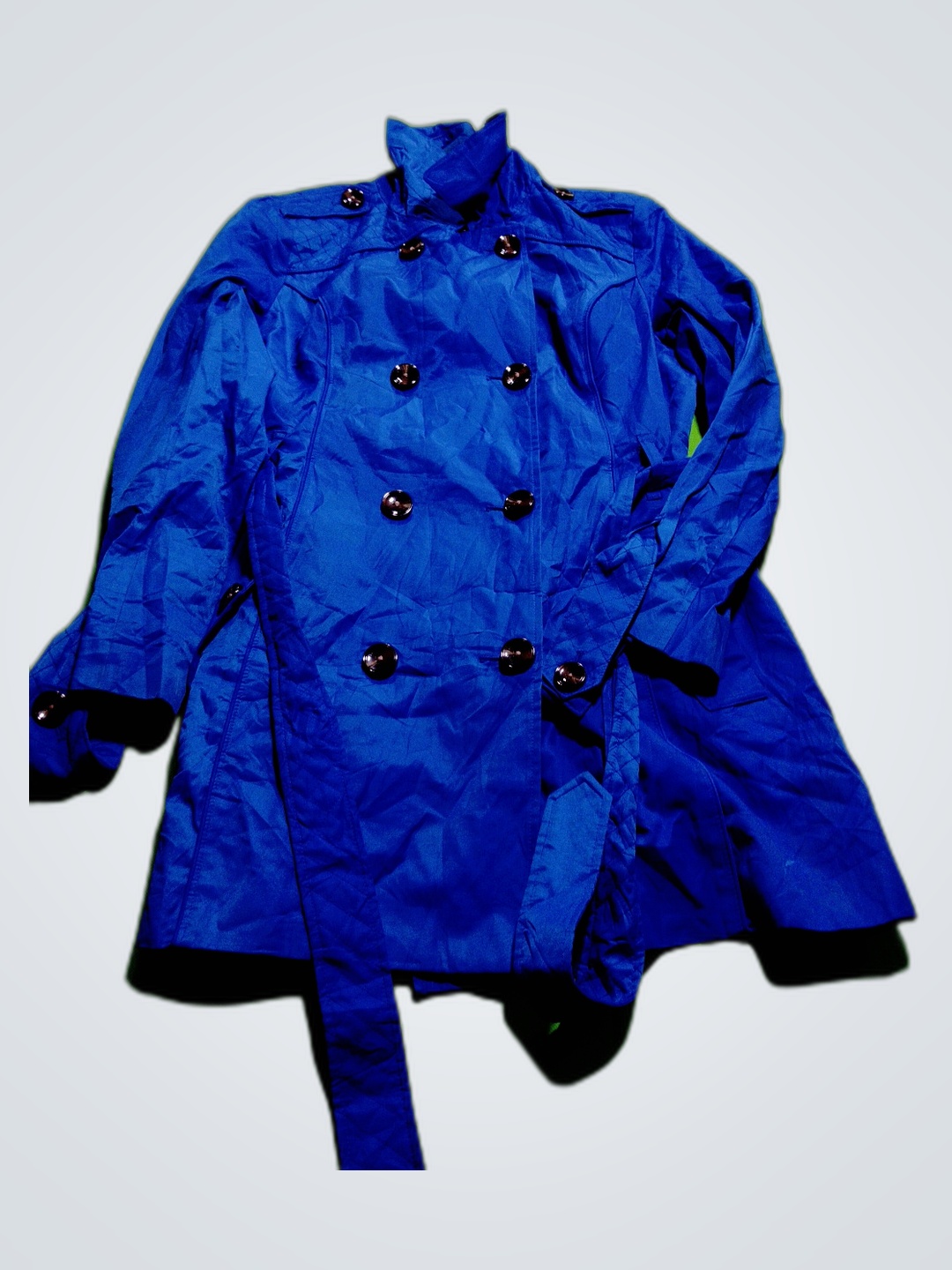 London Fog Blue Trench Coat