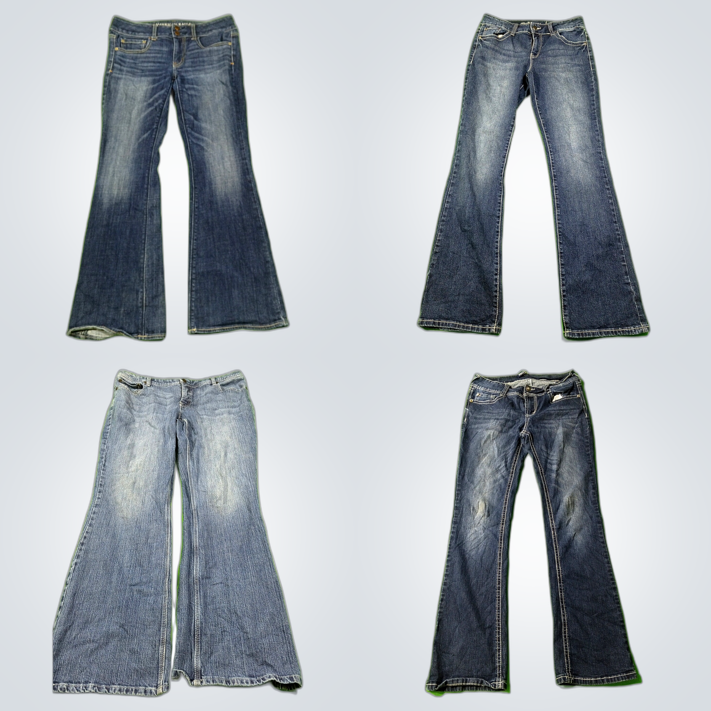 Top Brands Bootcut & Flare Jeans Bundle - 21 Piece..