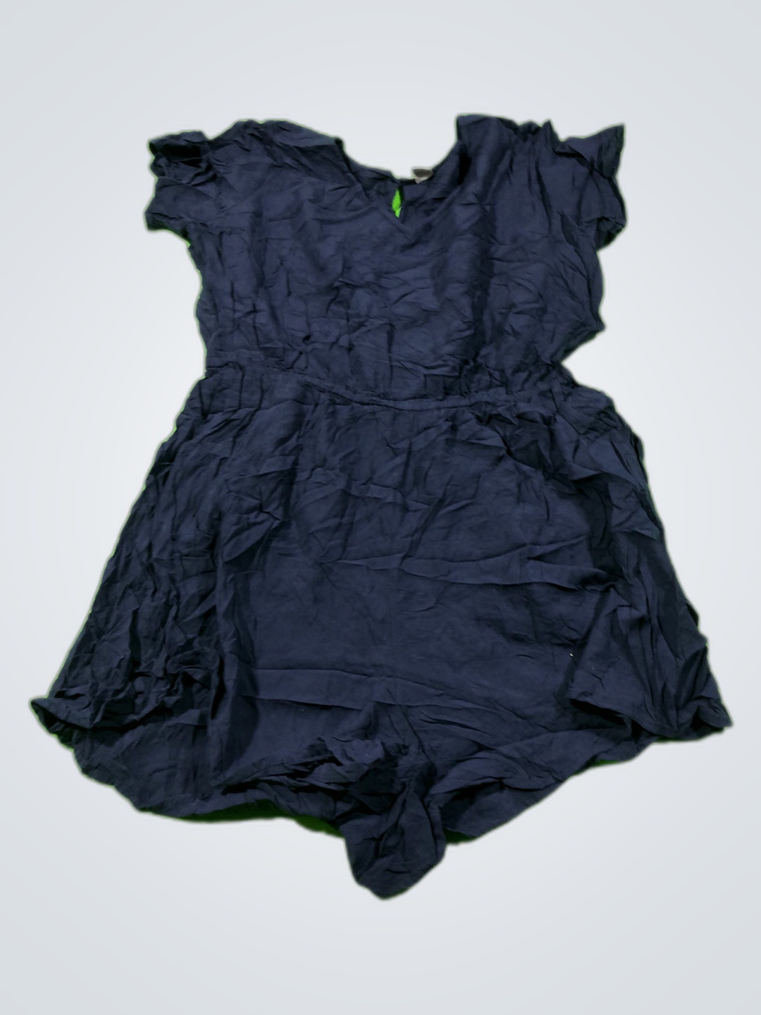 Monedero corto de manga corta azul marino de Old N..