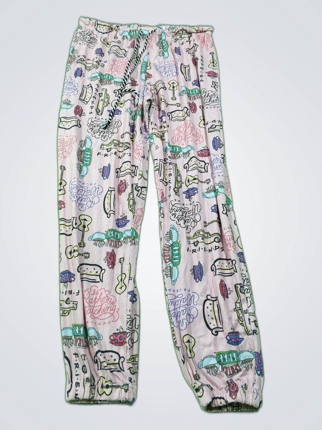 Pantalones de chándal impresos oficiales de Friends