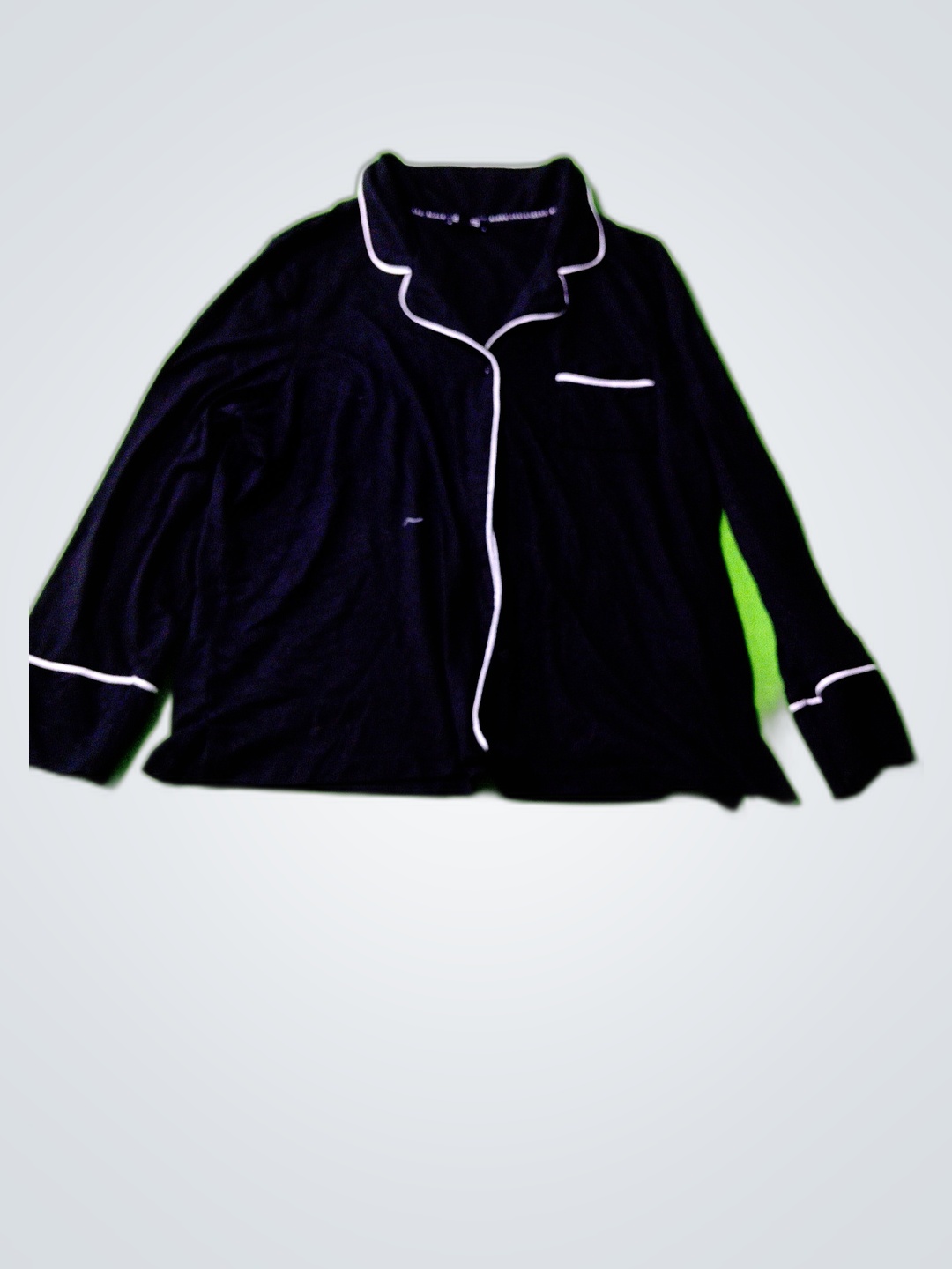 Aime Black Button-Up Shirt