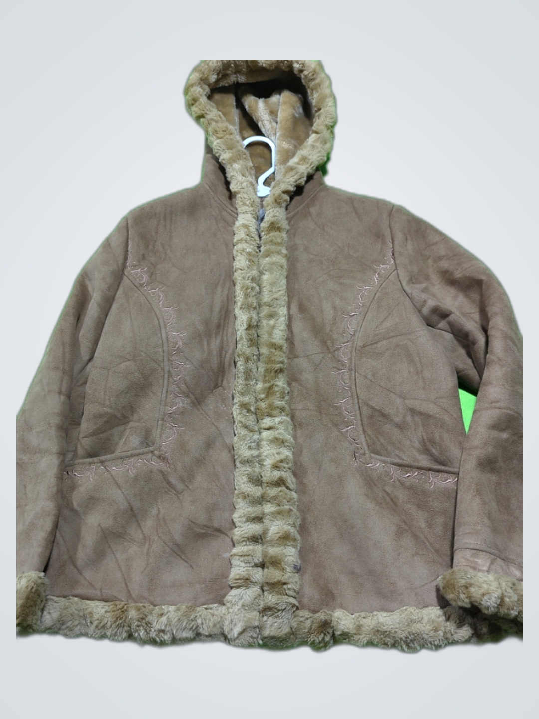 Croft & Barrow Faux Fur-Lined Hooded Jacket