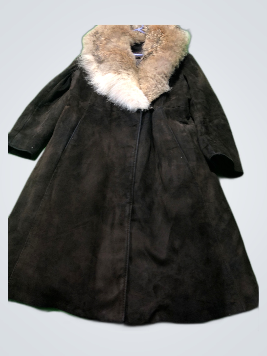 Brown Fur-Lined Coat