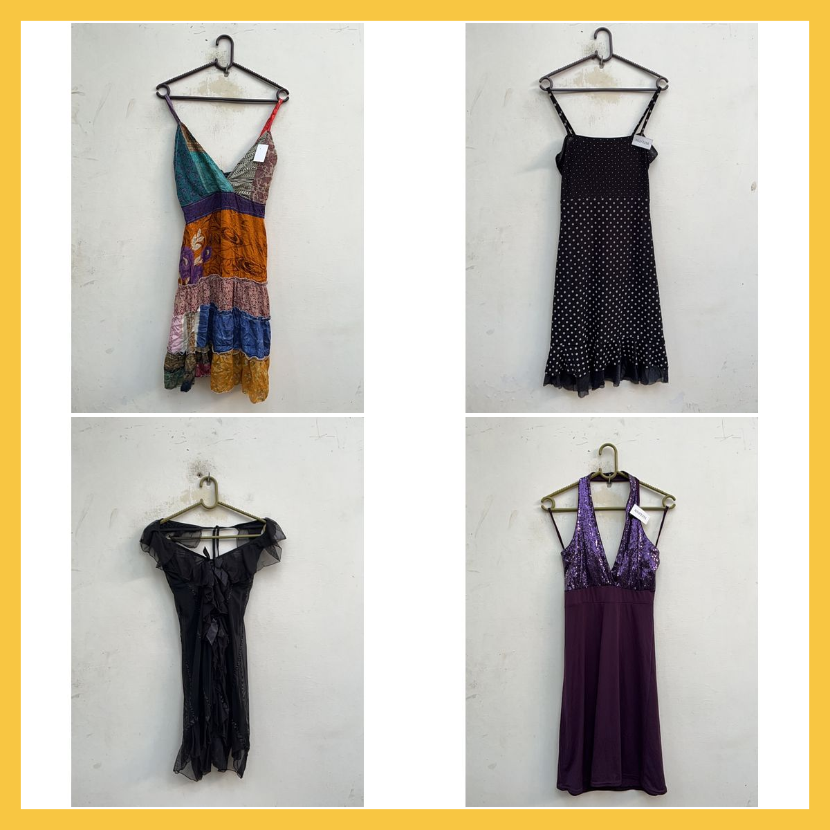 Unbranded Mini Dress Bundle 7pcs Bohemian Polka Do..