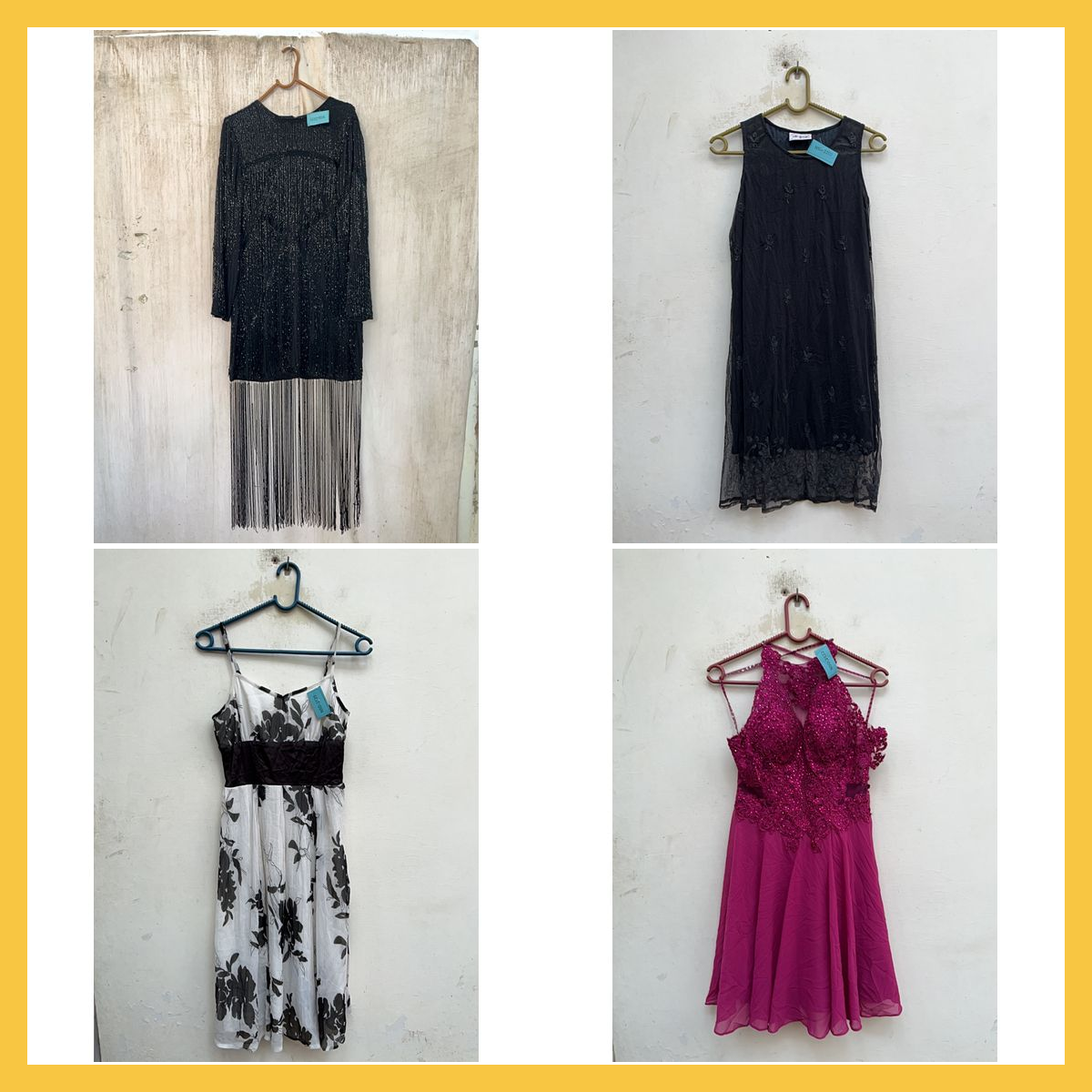 Zara Dress Bundle 7x Black Party Mini Midi Dresses..