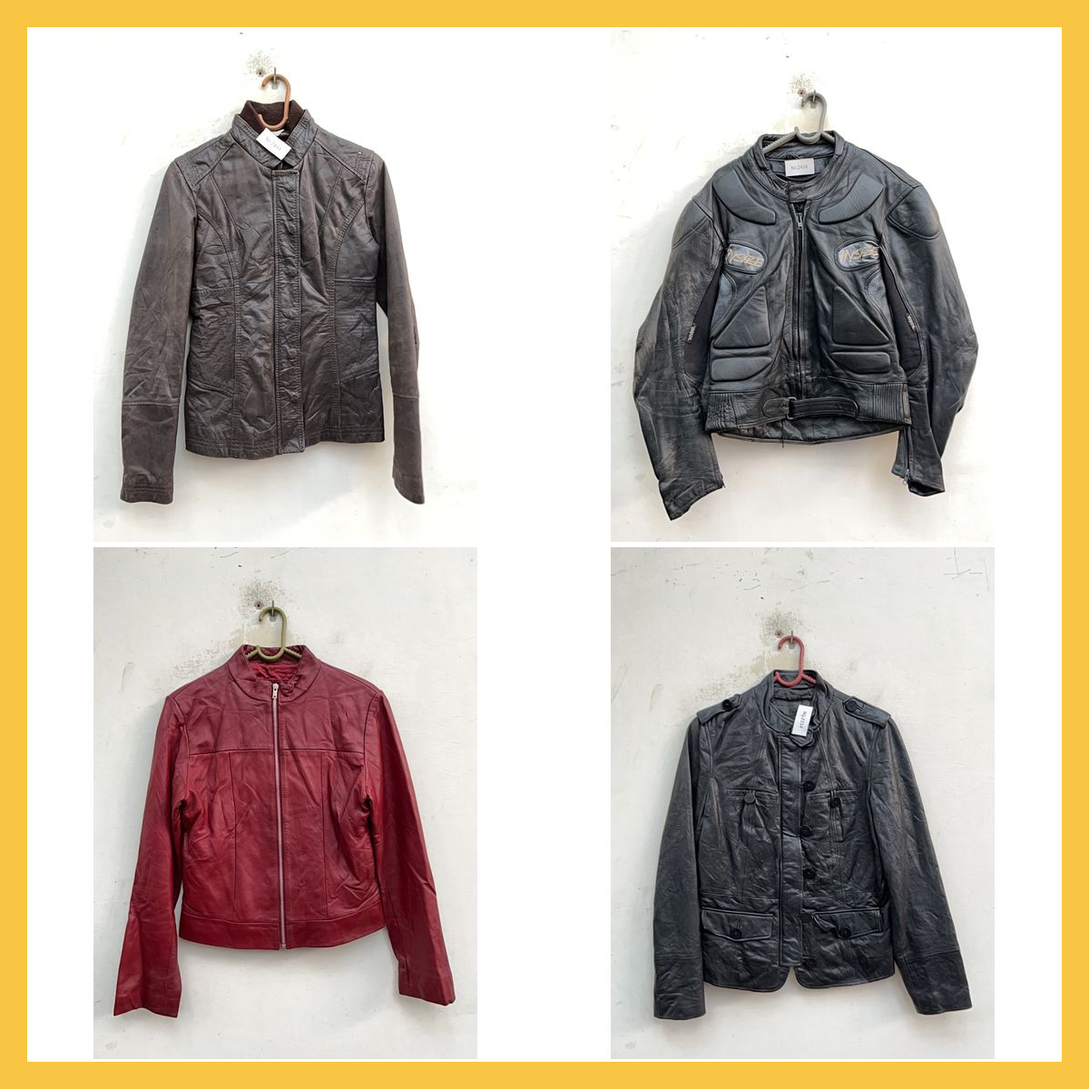 Leather Jacket Bundle - 13 Pc Mix Brands Zara Dani..