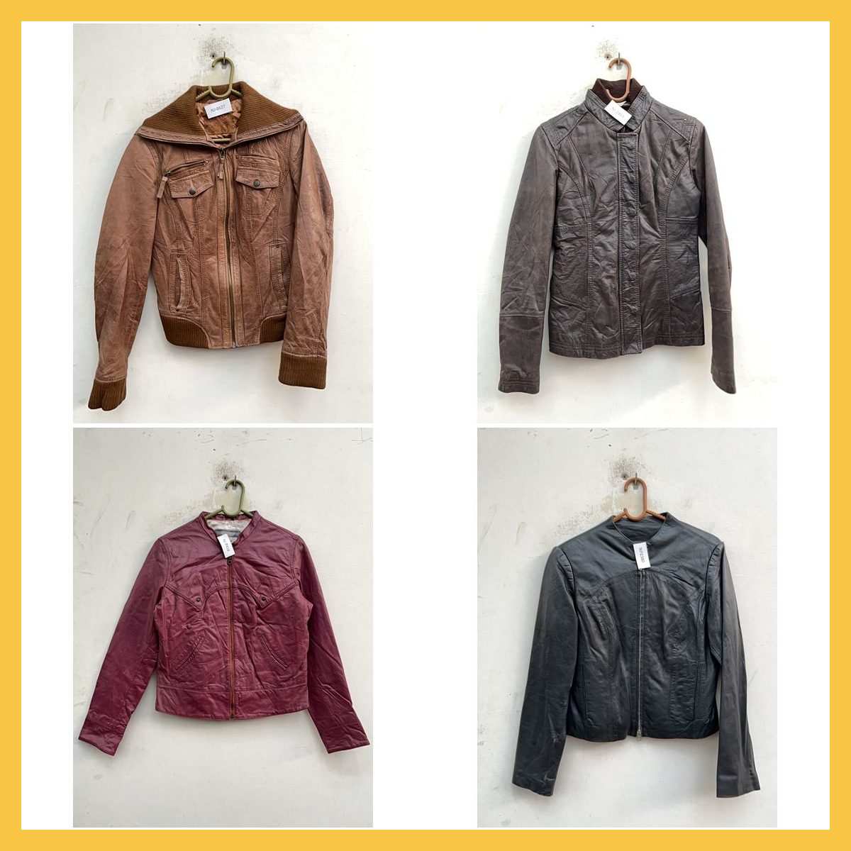 Leather Jacket Bundle 9 Pc Unbranded Leather Jacke..