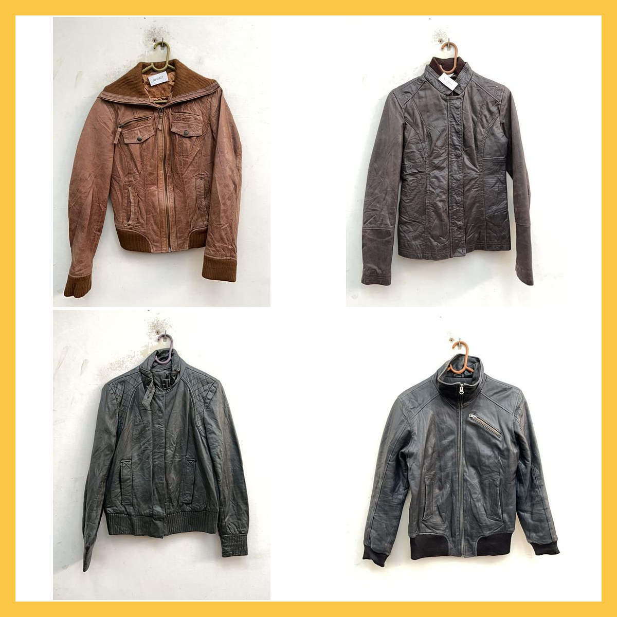 Leather Jacket Bundle - 12 Pc Mix Zara, GANT, Carh..
