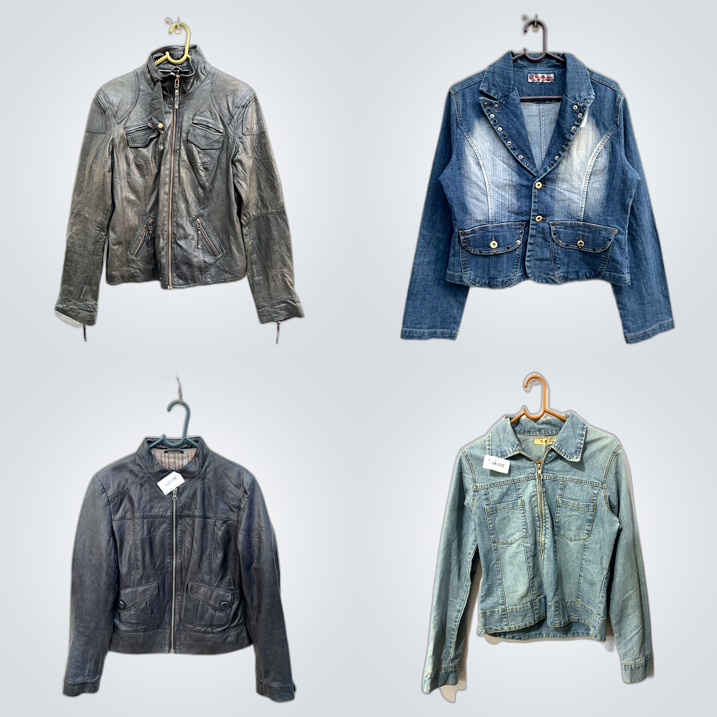 Y2K Denim Racer Jacket